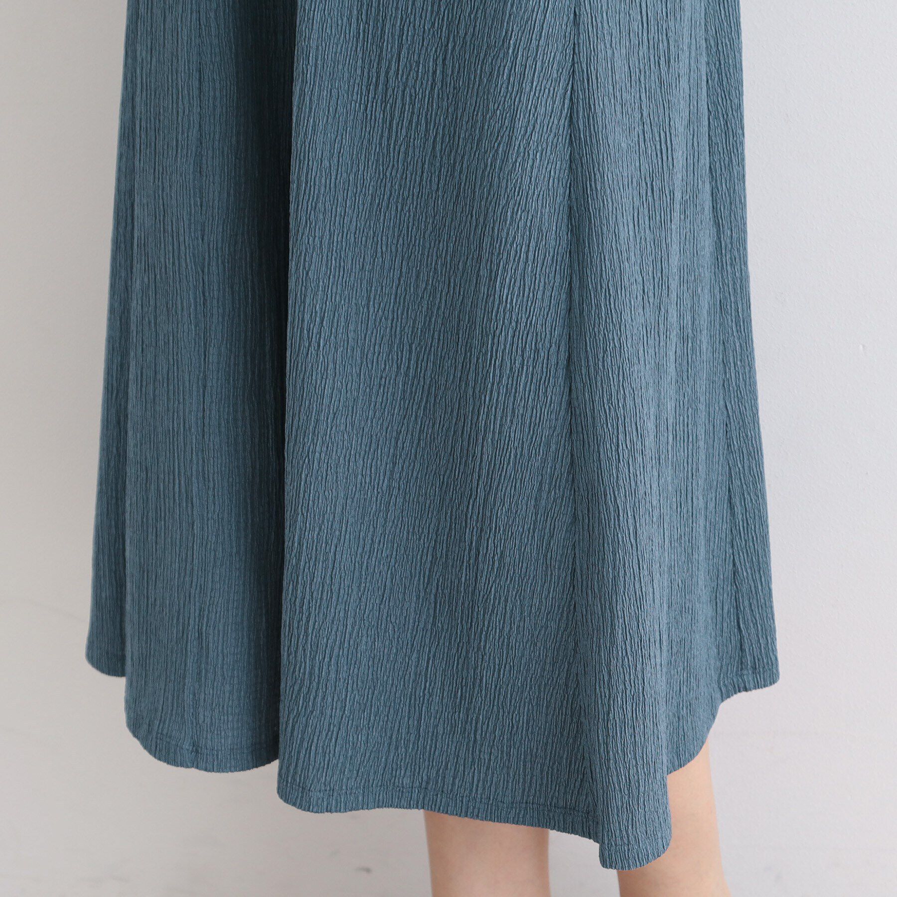 INDIVI「【洗える/UVケア/SETUP可能】ナローフレアワンピース」|ワンピース|