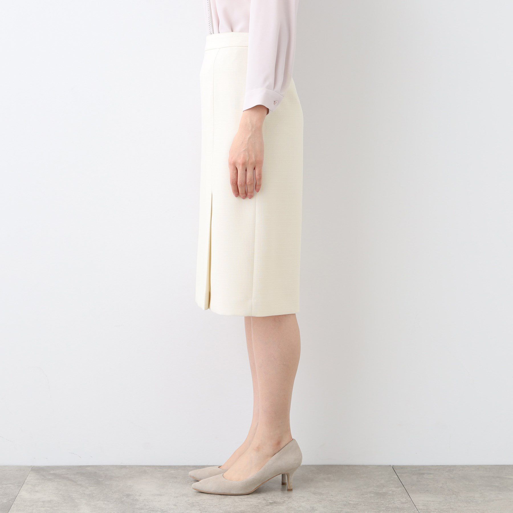 INDIVI「【洗える／スーツ】ストレートラインスカート」|スーツ|