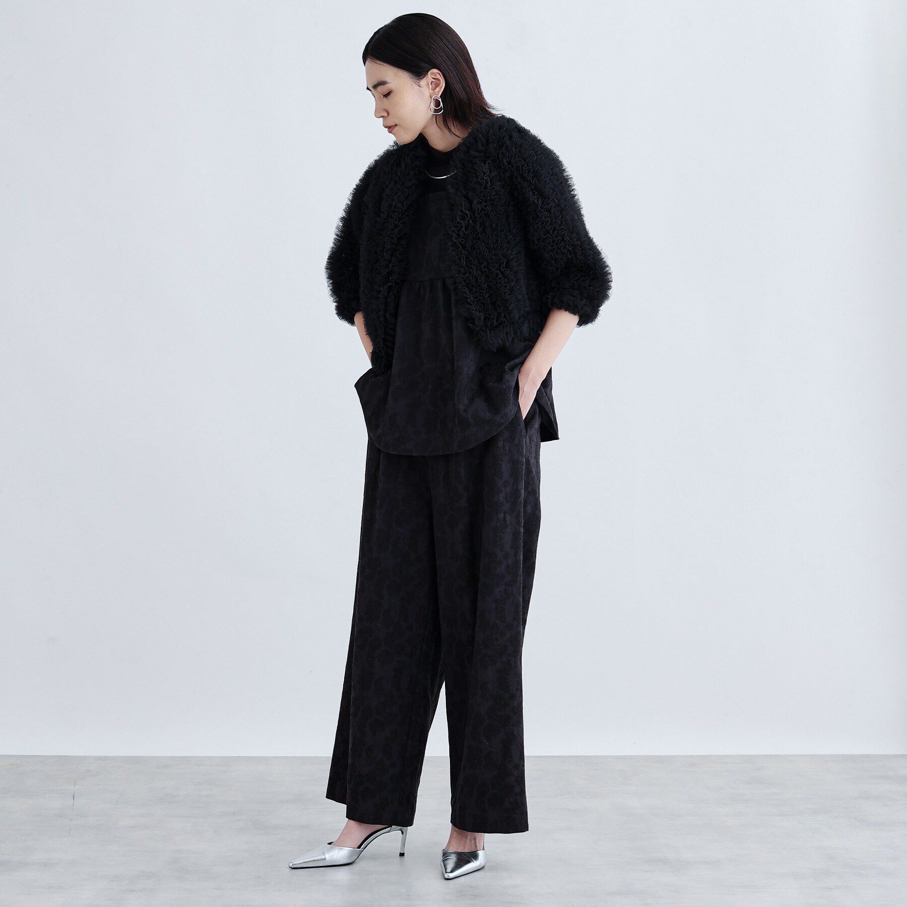 GALLEST「【セレモニー/セットアップ可能】フローラルジャカードパンツ」|その他|