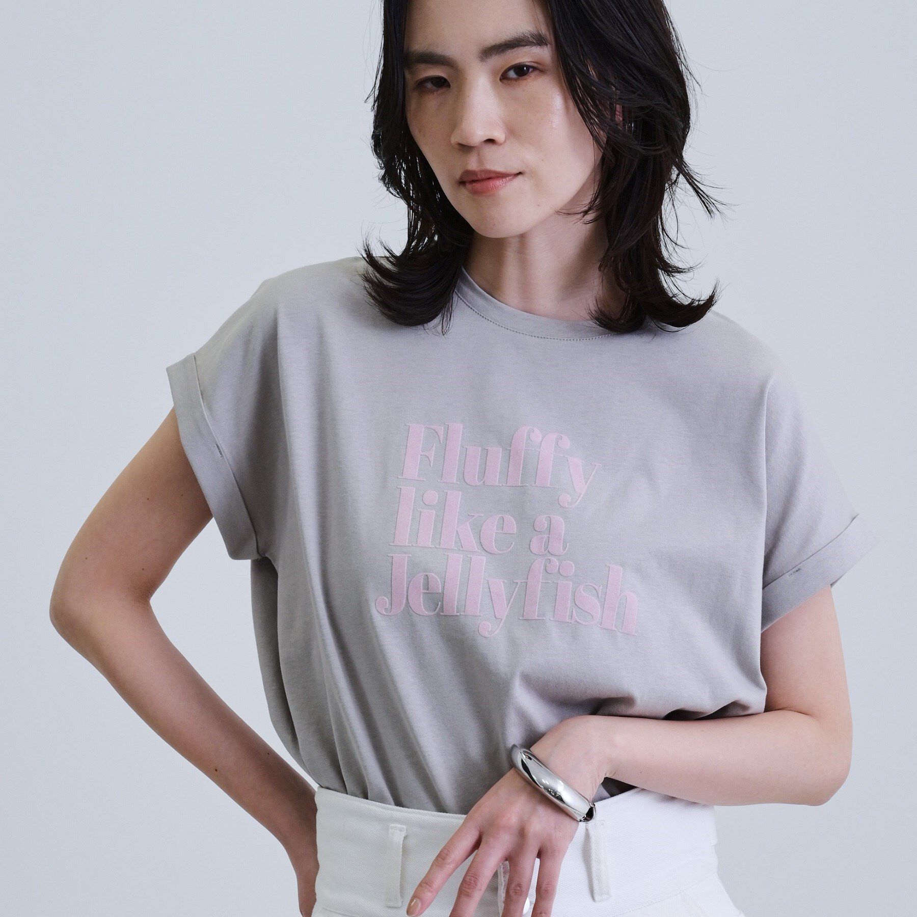 GALLEST「ロゴTシャツ」|Tシャツ・カットソー|ライトグレー(011