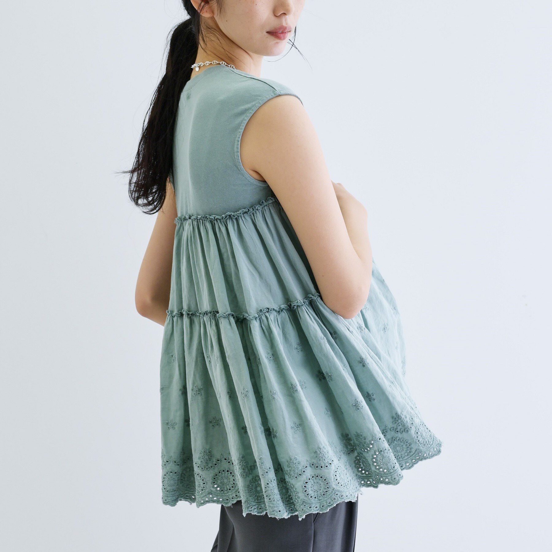 GALLEST「ピグメントダイノースリーブカットソー」|Tシャツ・カットソー|