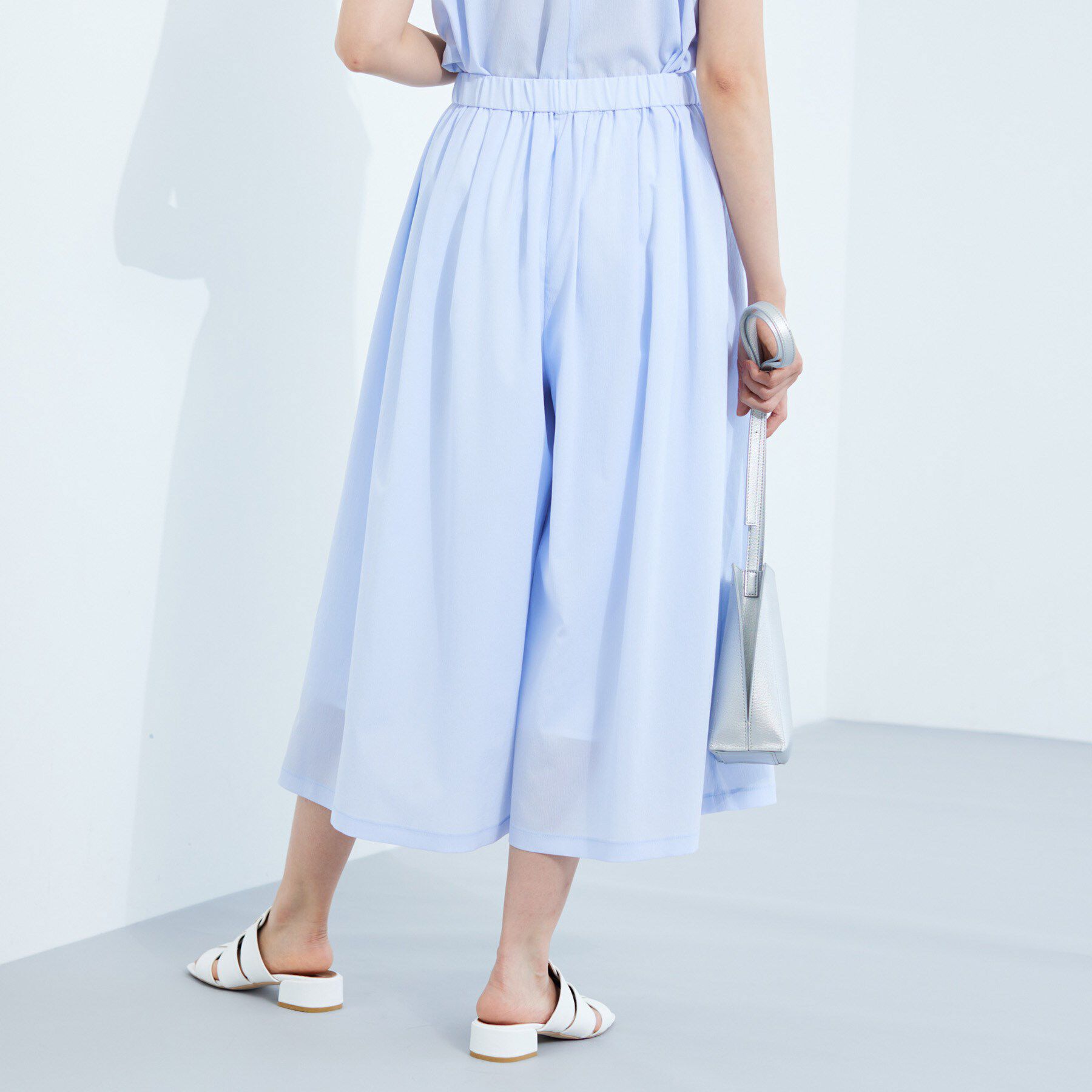 INDIVI「【クールエアー素材／UVケア／セットアップ可能】エアリーフレアパンツ」|その他|