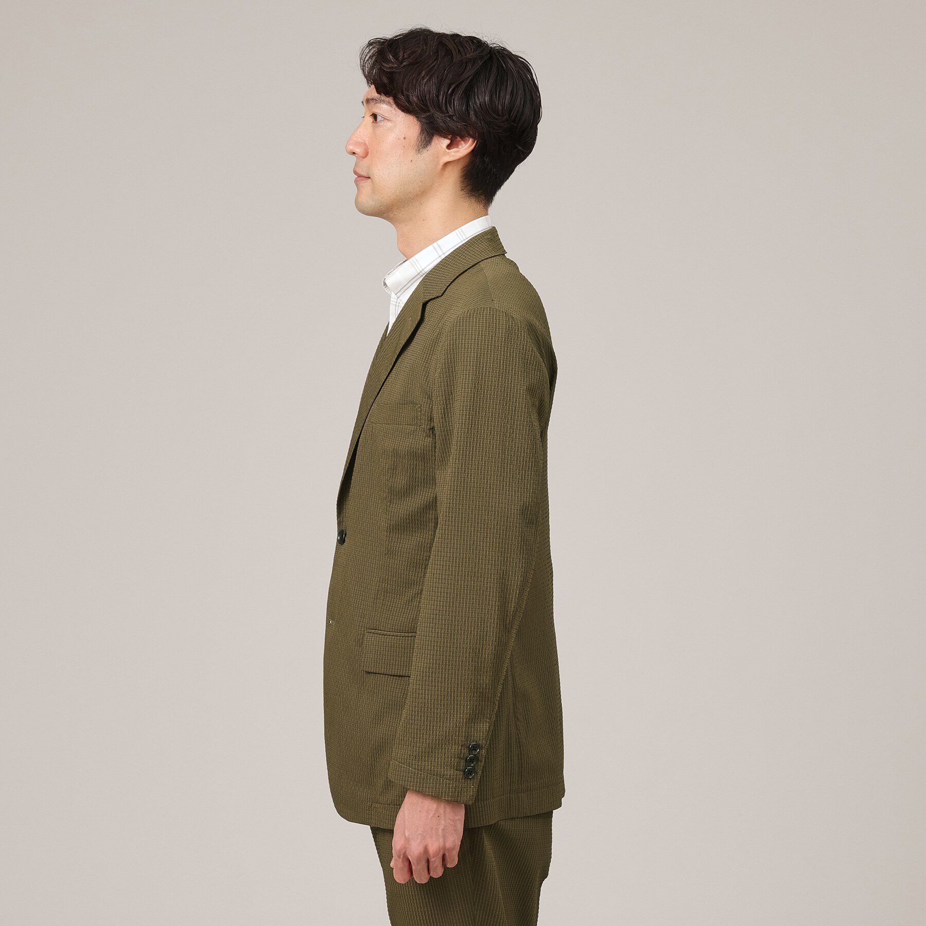 TAKEO KIKUCHI「【抗菌防臭】DotAir（R）シアサッカー ジャケット」|テーラードジャケット|