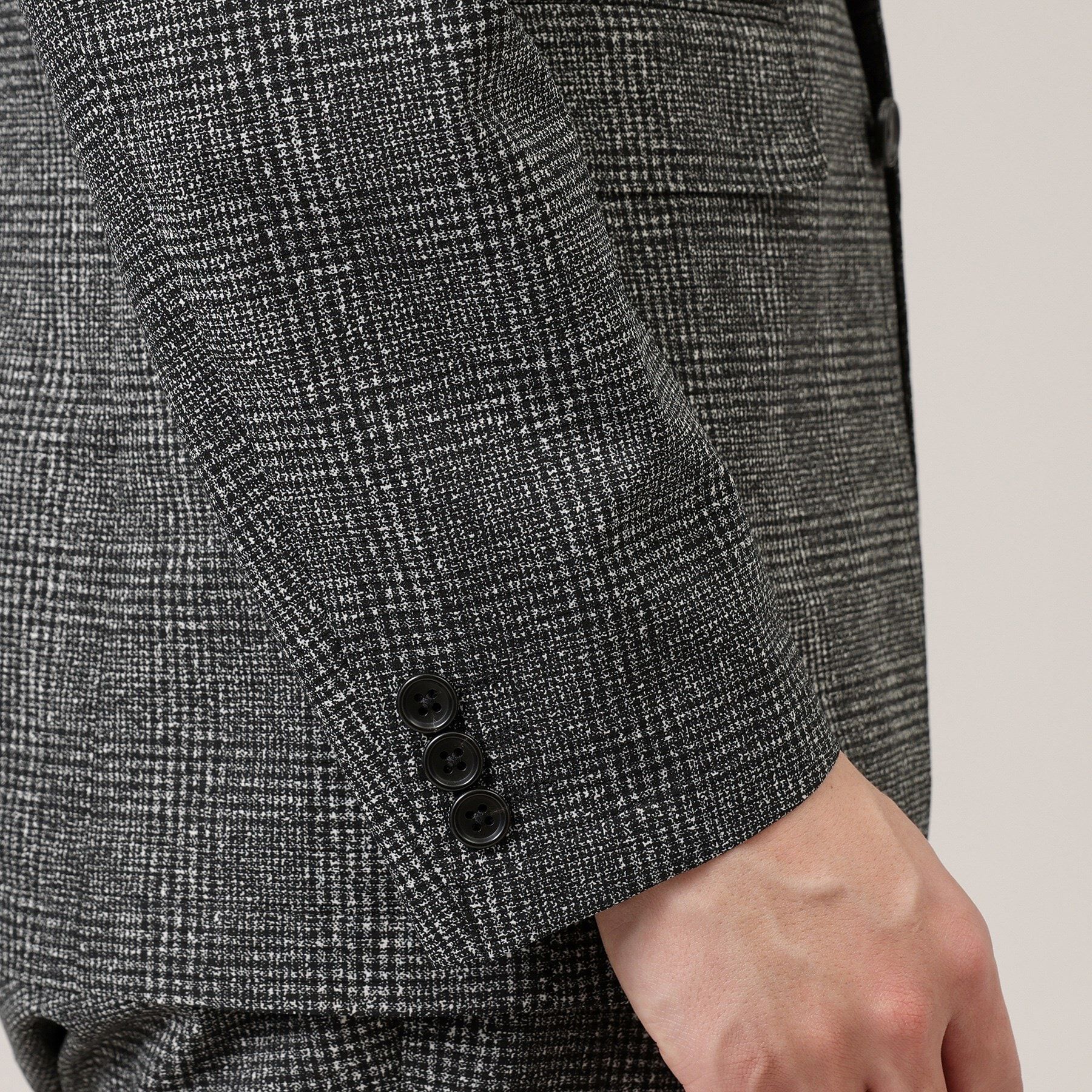 TAKEO KIKUCHI「【抗菌防臭】COOL DOTS（R）グレンチェック ジャケット」|テーラードジャケット|