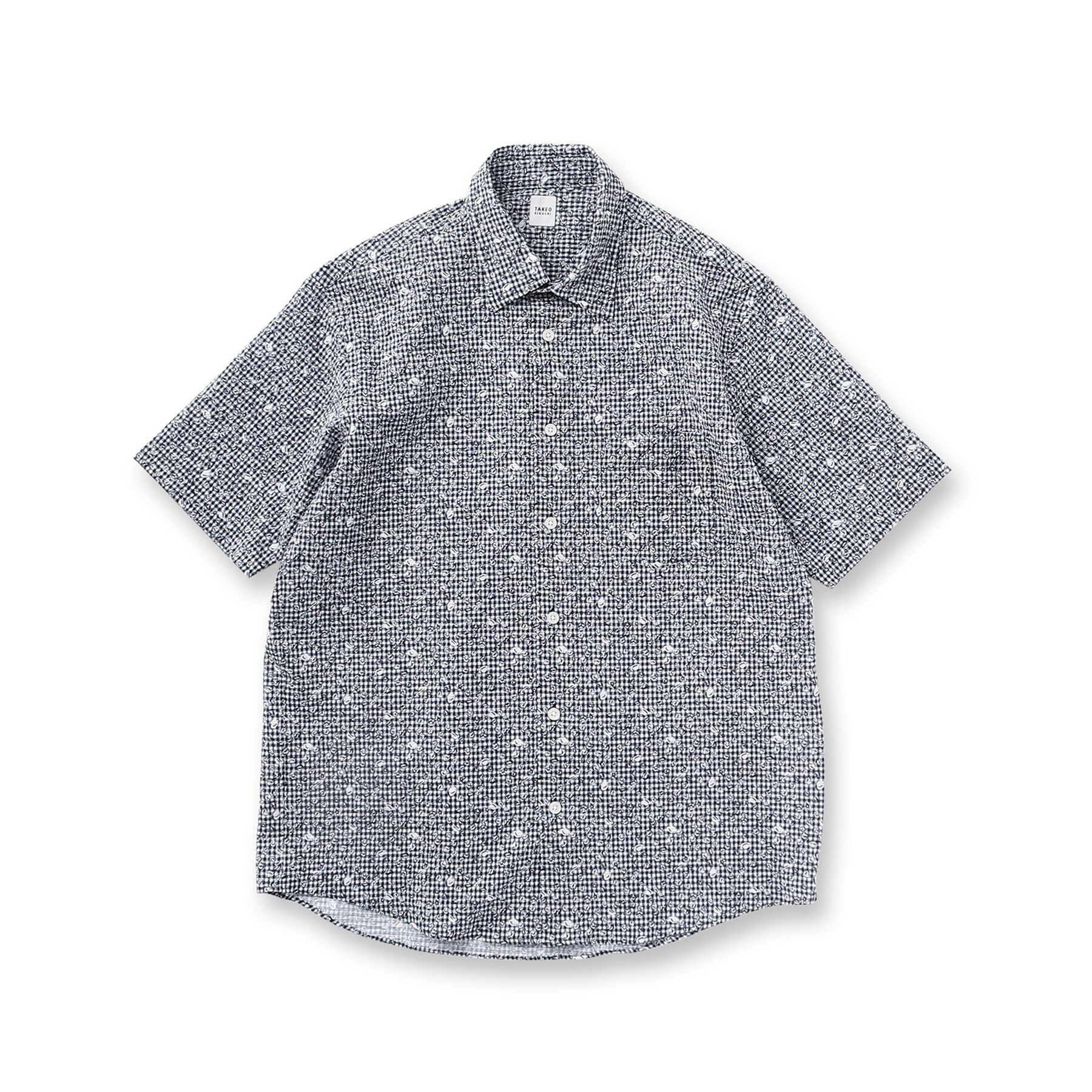 TAKEO KIKUCHI「【無地・チェック・ボタニカル柄】リップル シャツ」|シャツ・ブラウス|