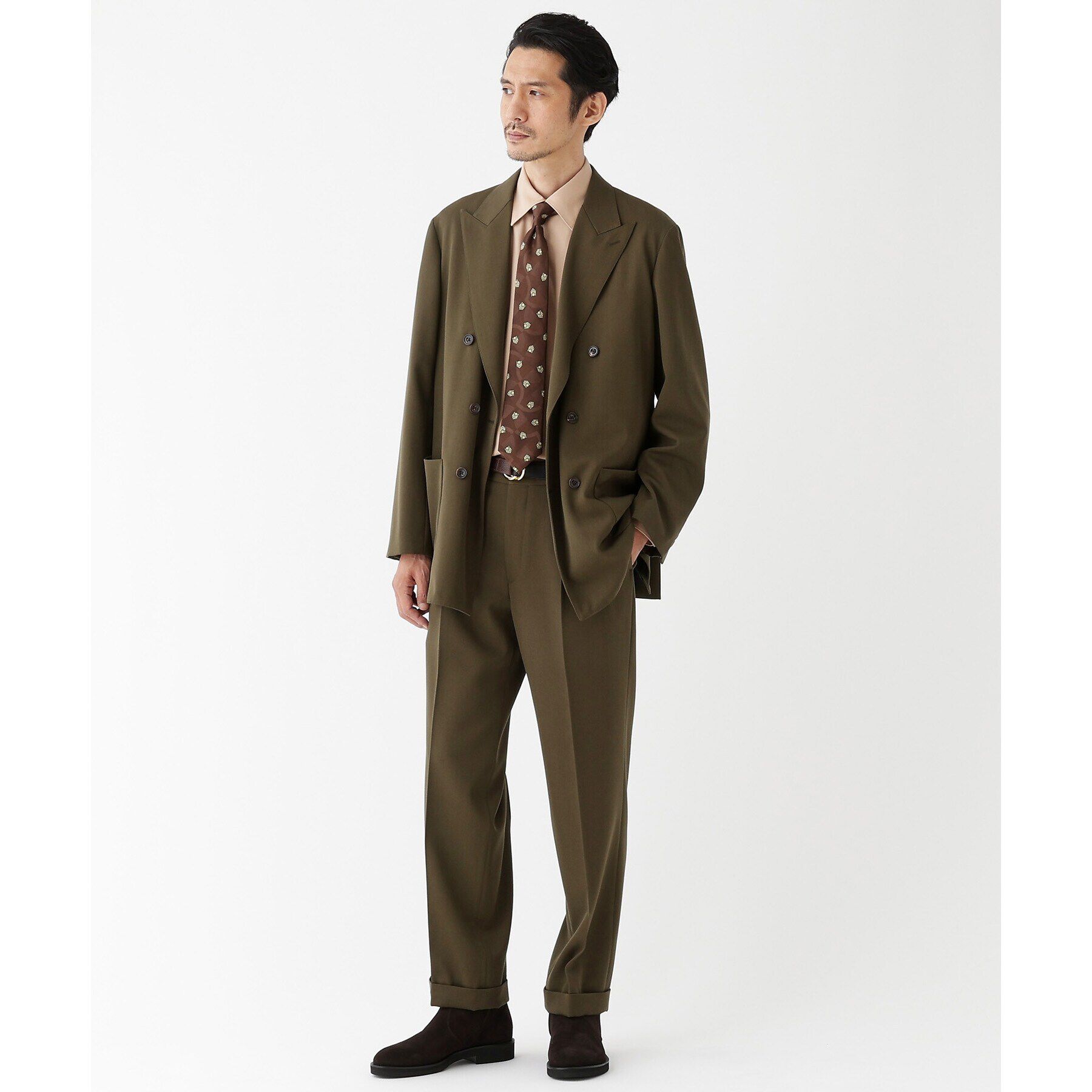 TAKEO KIKUCHI「【THE FLAGSHIP】サイドジップ ショートブーツ」|ショートブーツ|