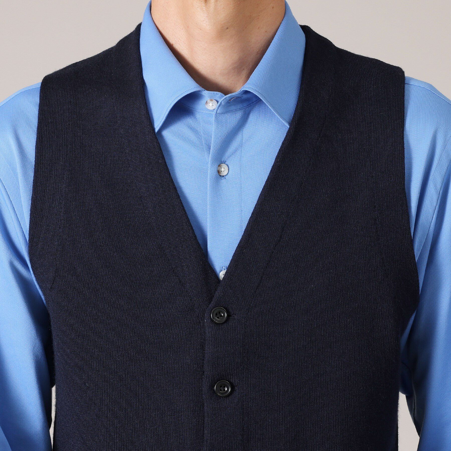 TAKEO KIKUCHI「【アンチピリング】ニット ジレ」|ニット・セーター|