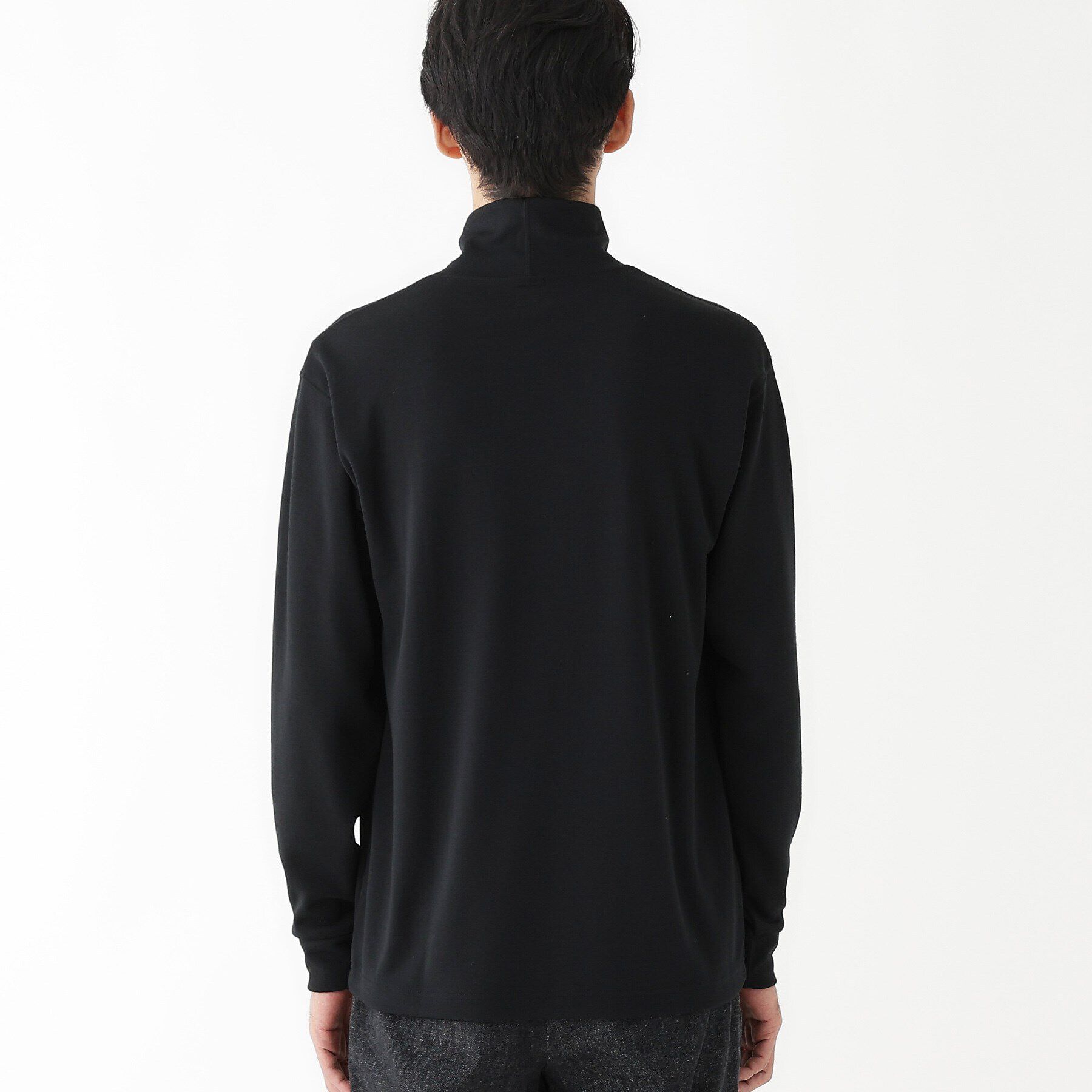 TAKEO KIKUCHI「【THE FLAGSHIP】ウール混 オフネック プルオーバー」|Tシャツ・カットソー|