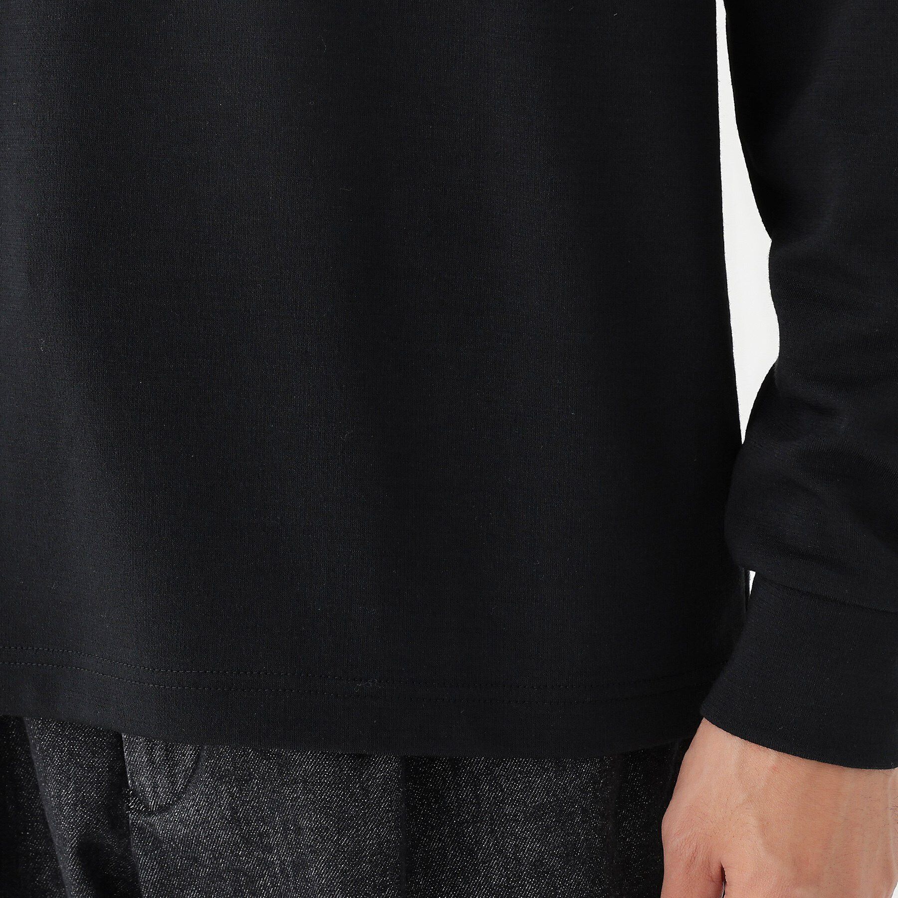 TAKEO KIKUCHI「【THE FLAGSHIP】ウール混 オフネック プルオーバー」|Tシャツ・カットソー|