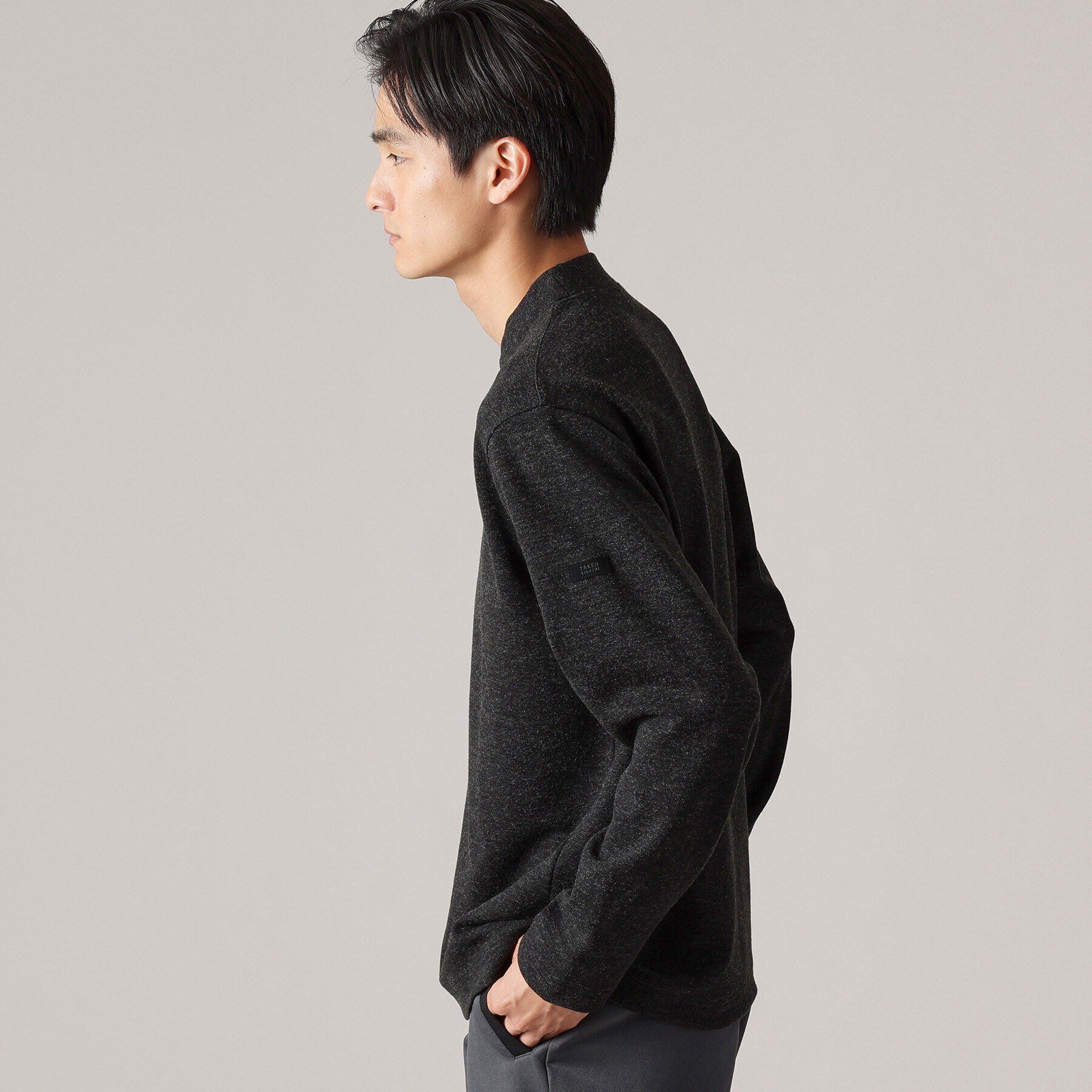 TAKEO KIKUCHI「【Sサイズ～】ウールブレンド ポンチ カットソー」|Tシャツ・カットソー|