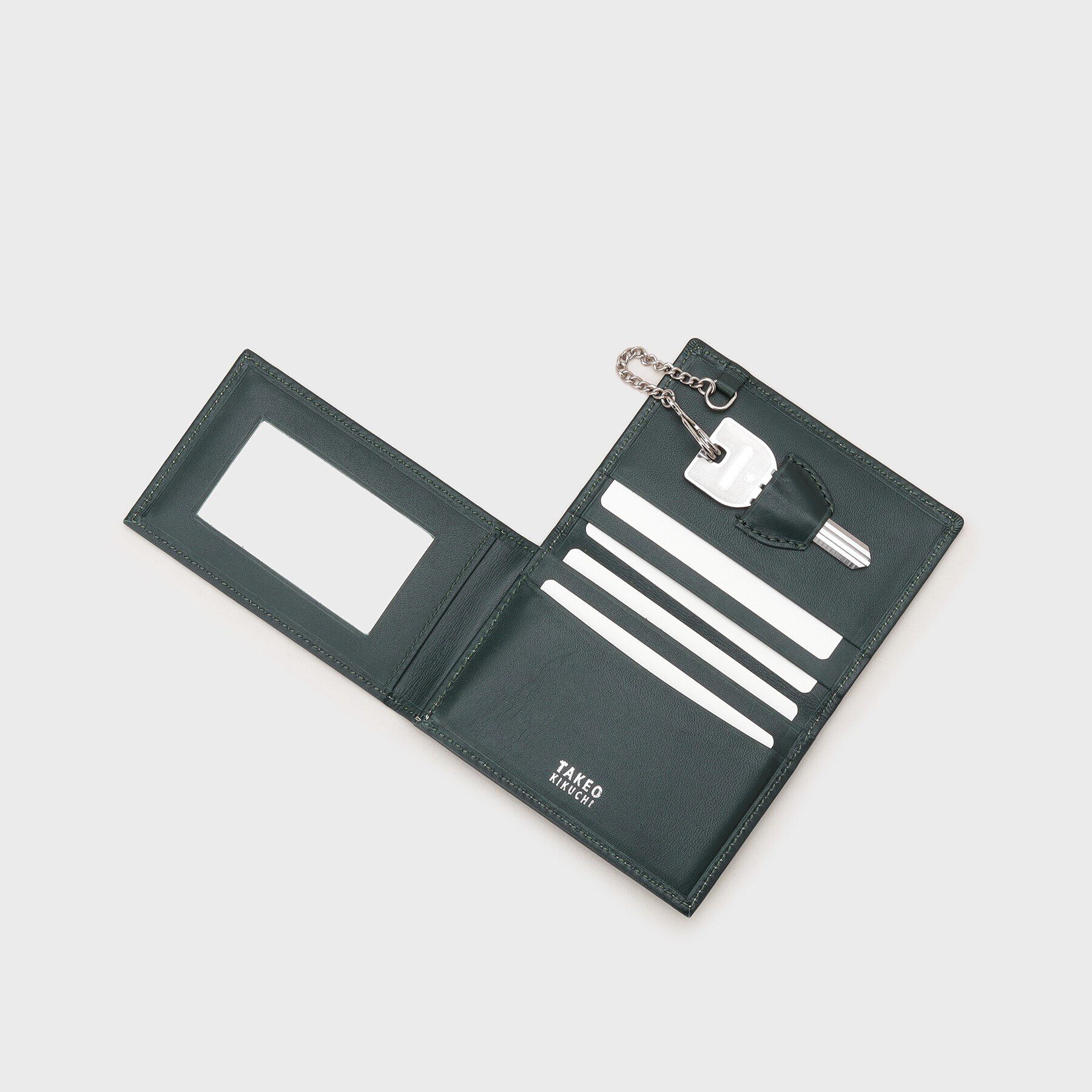 TAKEO KIKUCHI「【Made in JAPAN】ラムタッチレザー L字パスケース」|名刺入れ・カードケース|