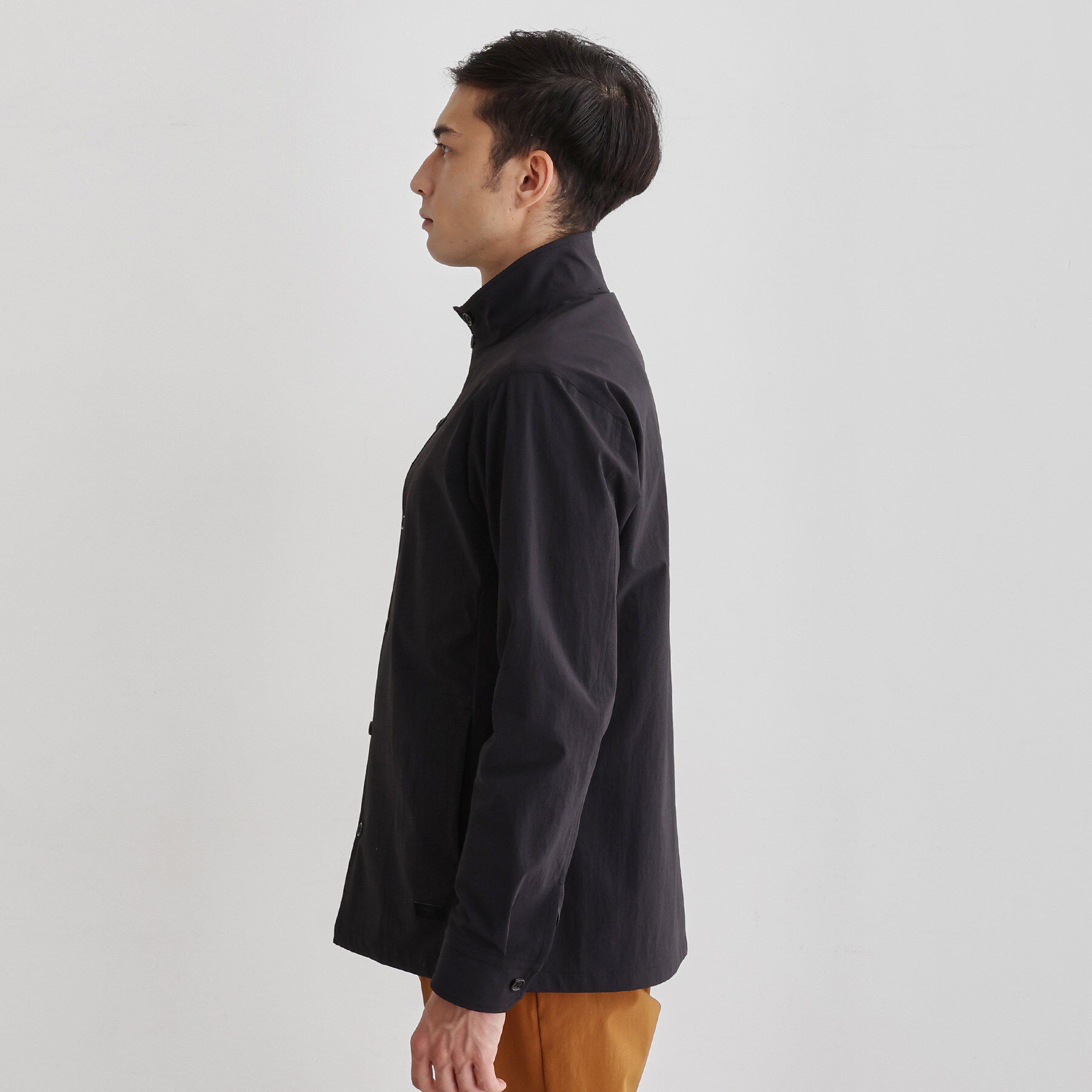 TAKEO KIKUCHI「【3D ナイロン ストレッチ】スタンドカラー シャツブルゾン」|ブルゾン・スタジャン|