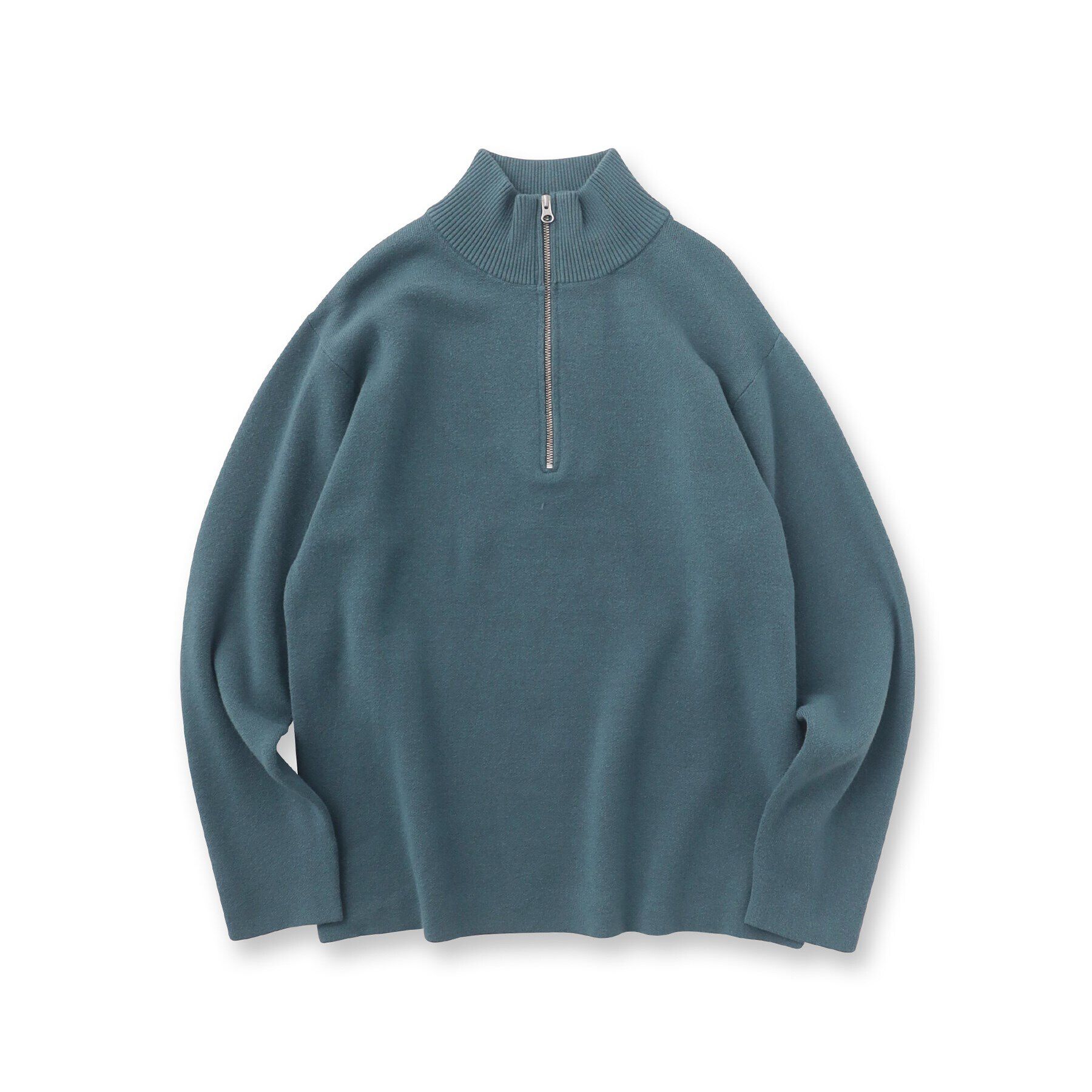 tk.TAKEO KIKUCHI「もちもちハーフジップニット」|ニット・セーター|