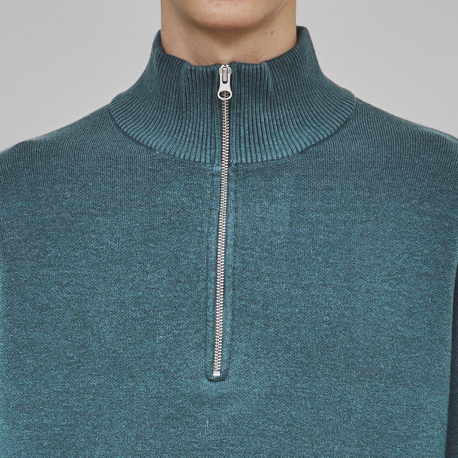 tk.TAKEO KIKUCHI「もちもちハーフジップニット」|ニット・セーター|