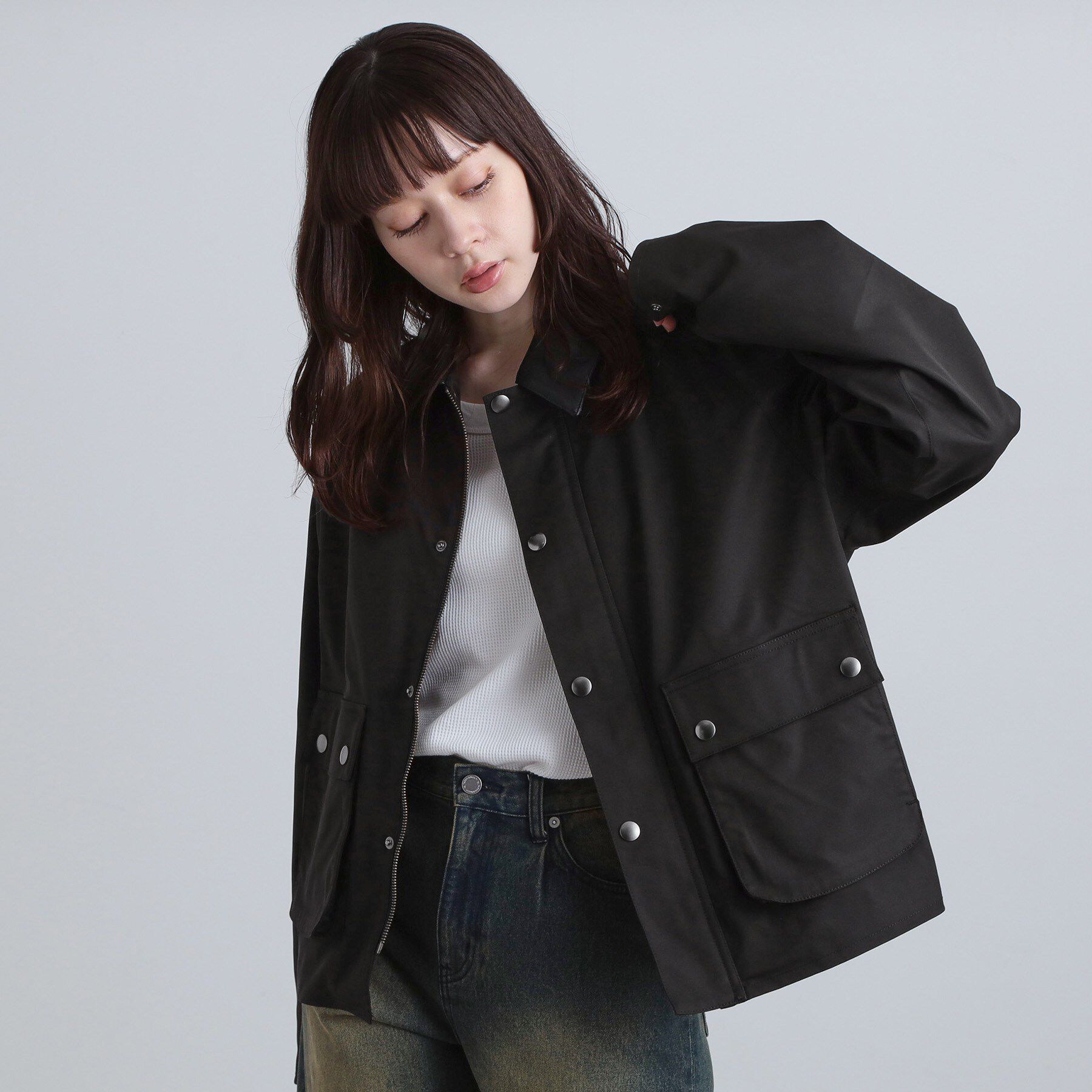 tk.TAKEO KIKUCHI「クラシックハンティングジャケット」|ブルゾン・スタジャン|