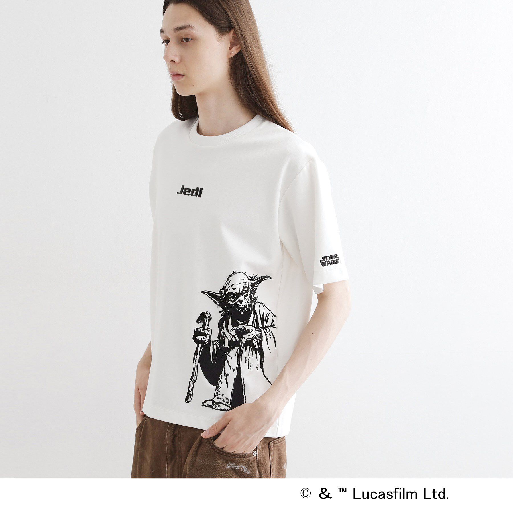 tk.TAKEO KIKUCHI「【STAR WARS】Capsule Collection ポンチTシャツ」|Tシャツ・カットソー|ホワイト(001)