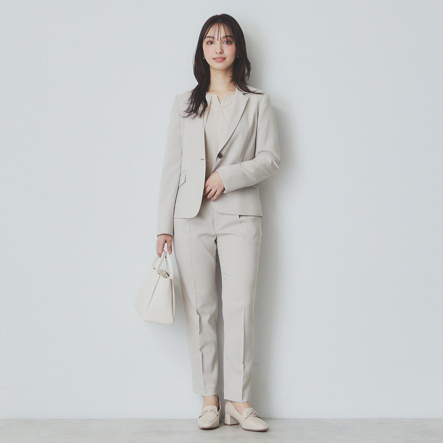 index「ドライタッチストレッチテーパードパンツ/セットアップ対応【洗濯機洗い可/イージーアイロン】」|その他|