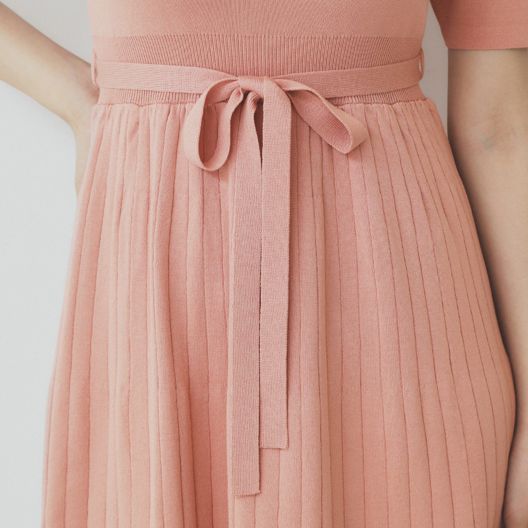 index「シアーラインニットワンピース【UV/洗濯機洗い可】」|ワンピース|