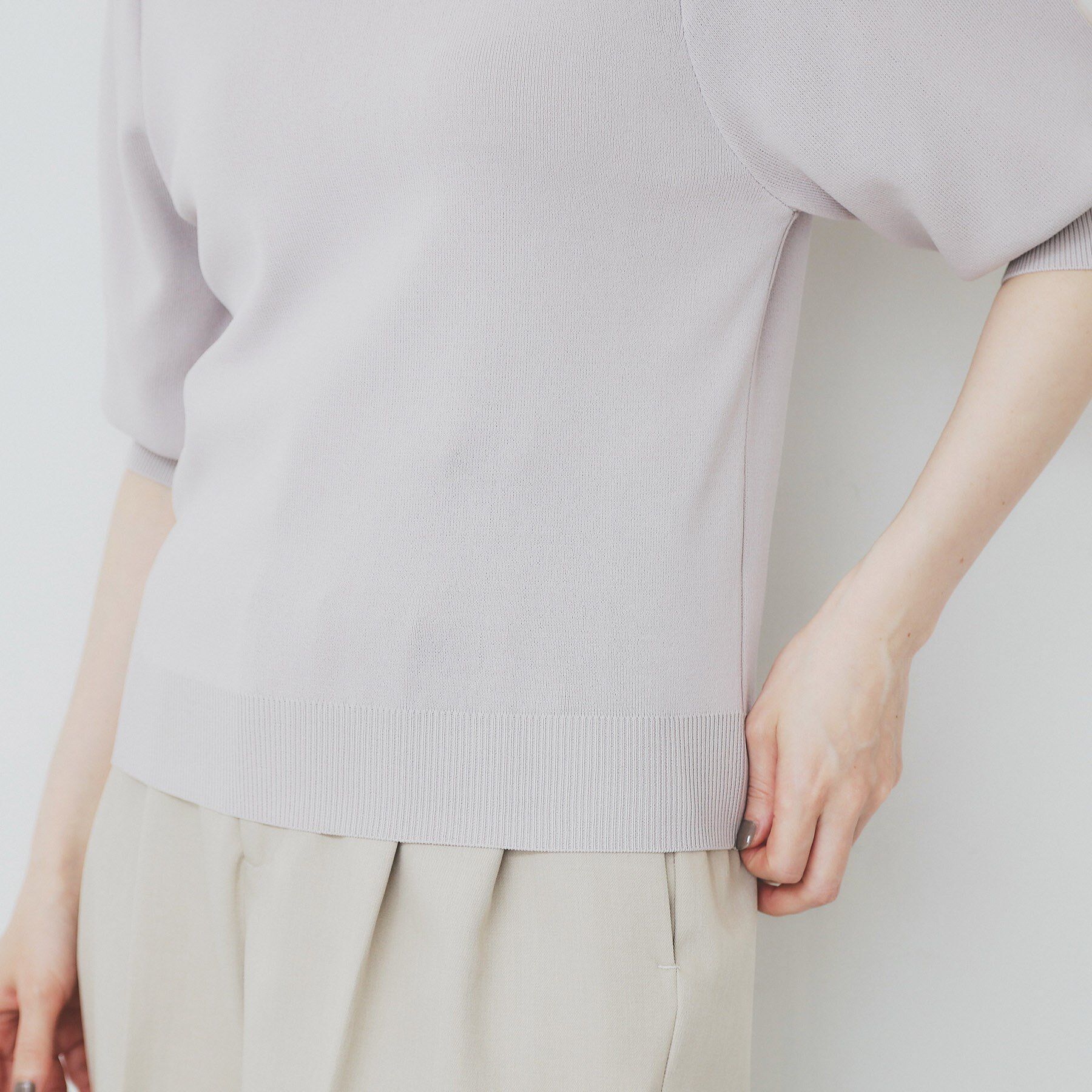 index「《6色展開/XS-LLサイズ》ドライタッチ デザインスリーブニット【洗濯機洗い可/接触冷感/抗ピル】」|ニット・セーター|