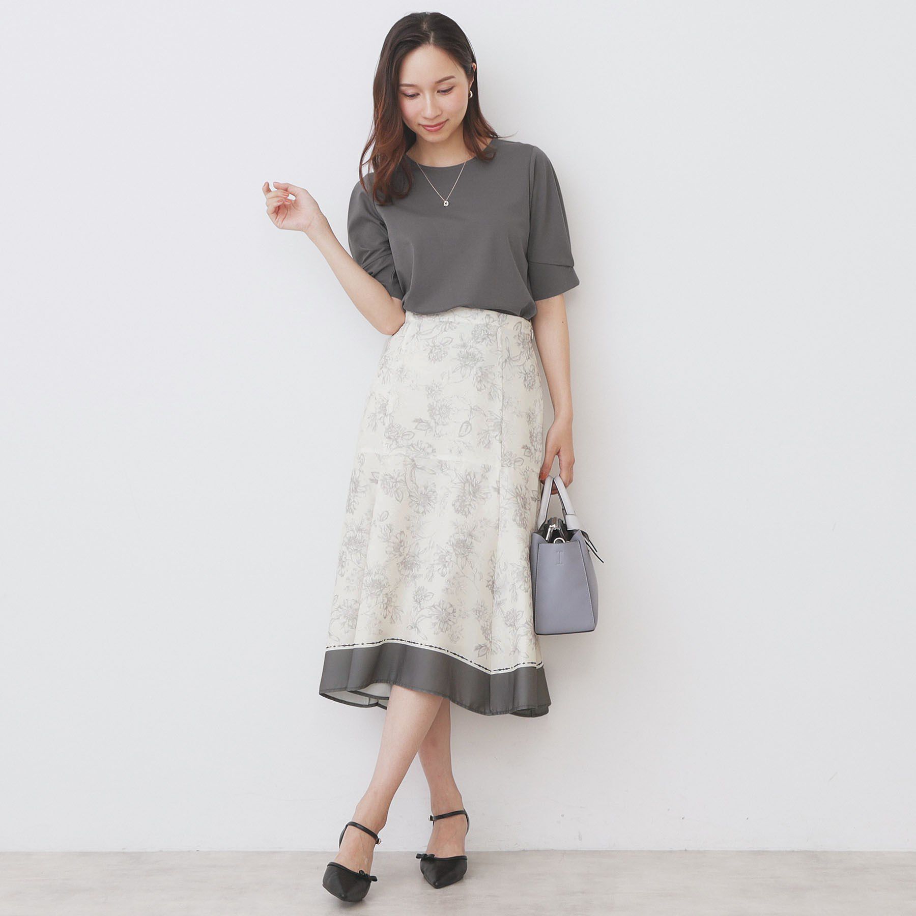 index「パフスリーブトップス【洗濯機洗い可】」|Tシャツ・カットソー|