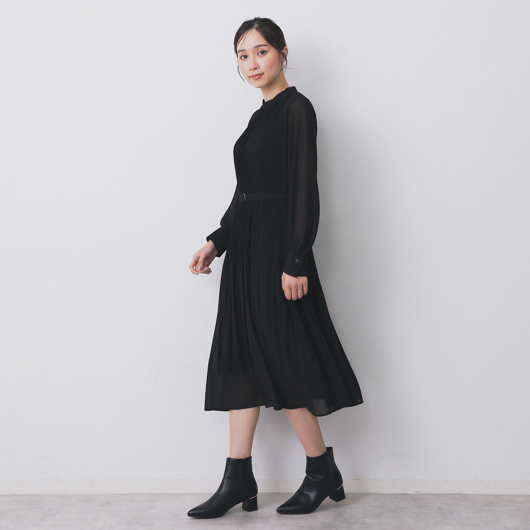 index「【抗菌防臭】レザー調スムースショートブーツ」|ショートブーツ|