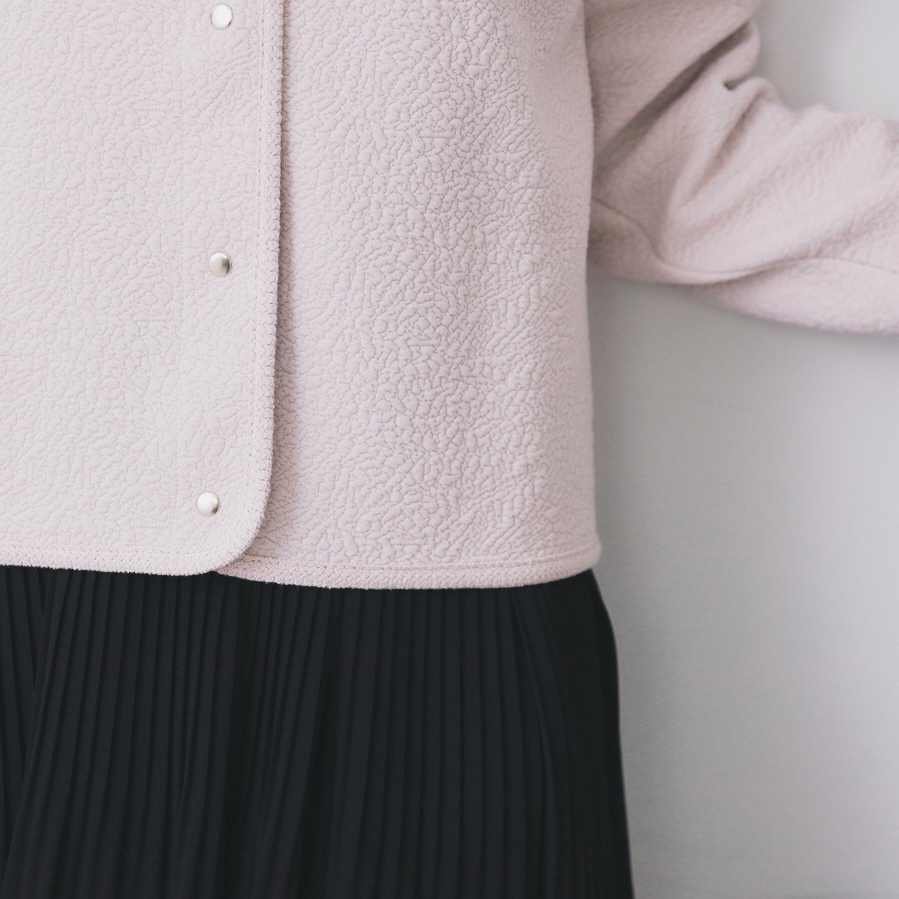 index「ストレッチノーカラーブルゾン【洗濯機OK】」|ブルゾン・スタジャン|