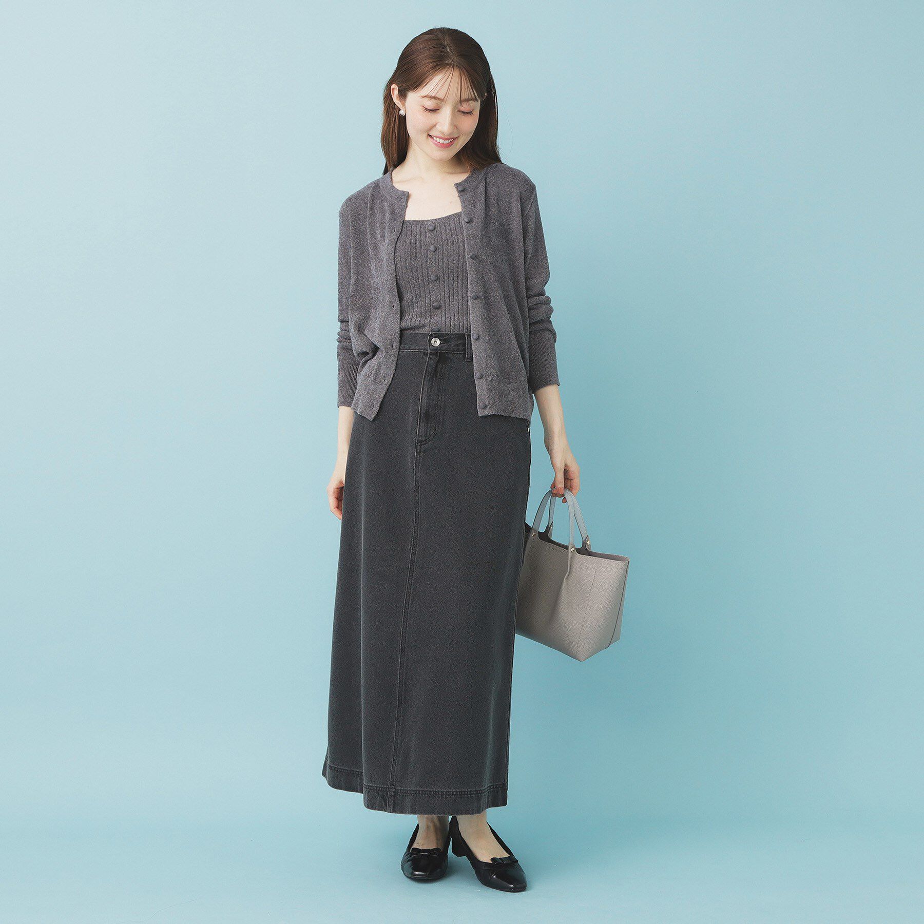 index「ミニモールラメビスチェキャミ/アンサンブル対応【洗濯機OK】」|ニット・セーター|