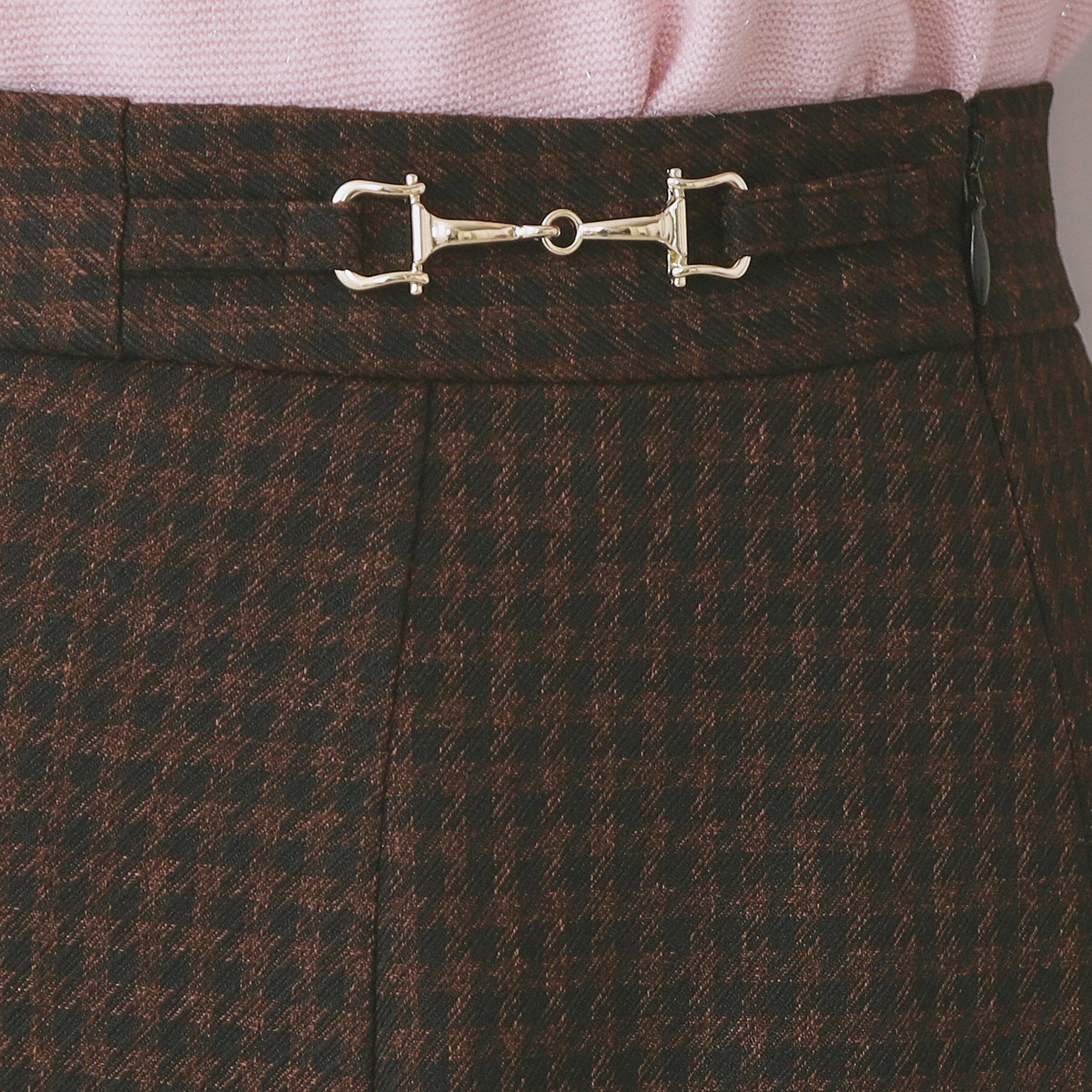 index「カルゼツイードアシメフレアスカート【洗濯機OK/防シワ/イージーアイロン/抗ピル】」|スカート|