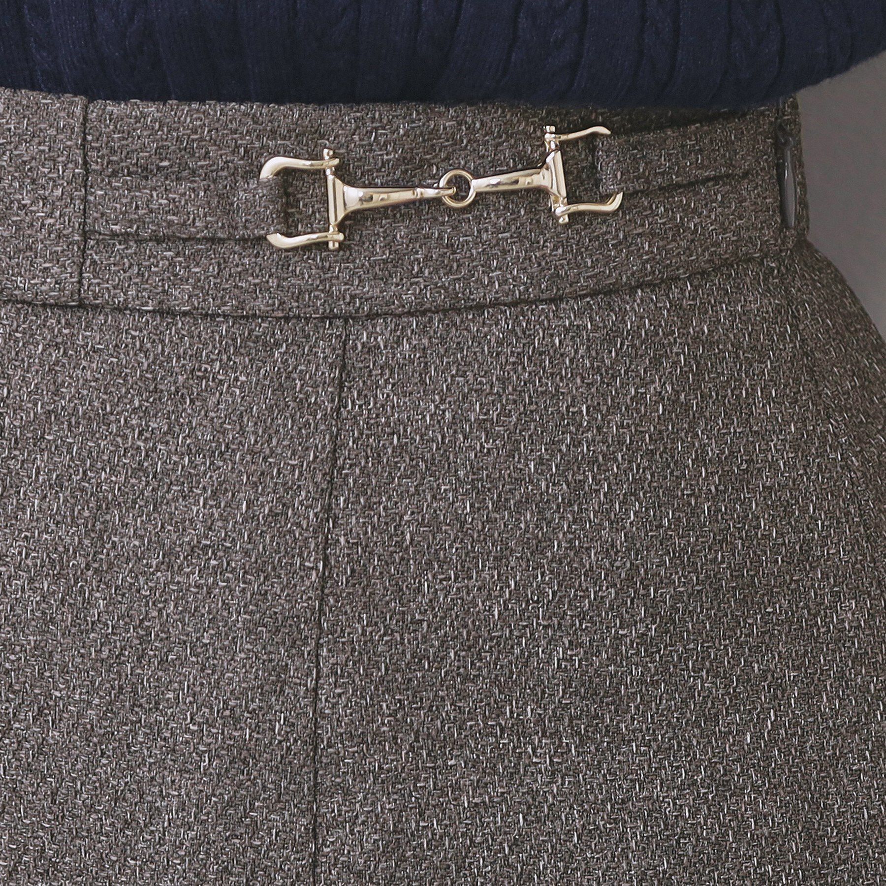 index「カルゼツイードアシメフレアスカート【洗濯機OK/防シワ/イージーアイロン/抗ピル】」|スカート|