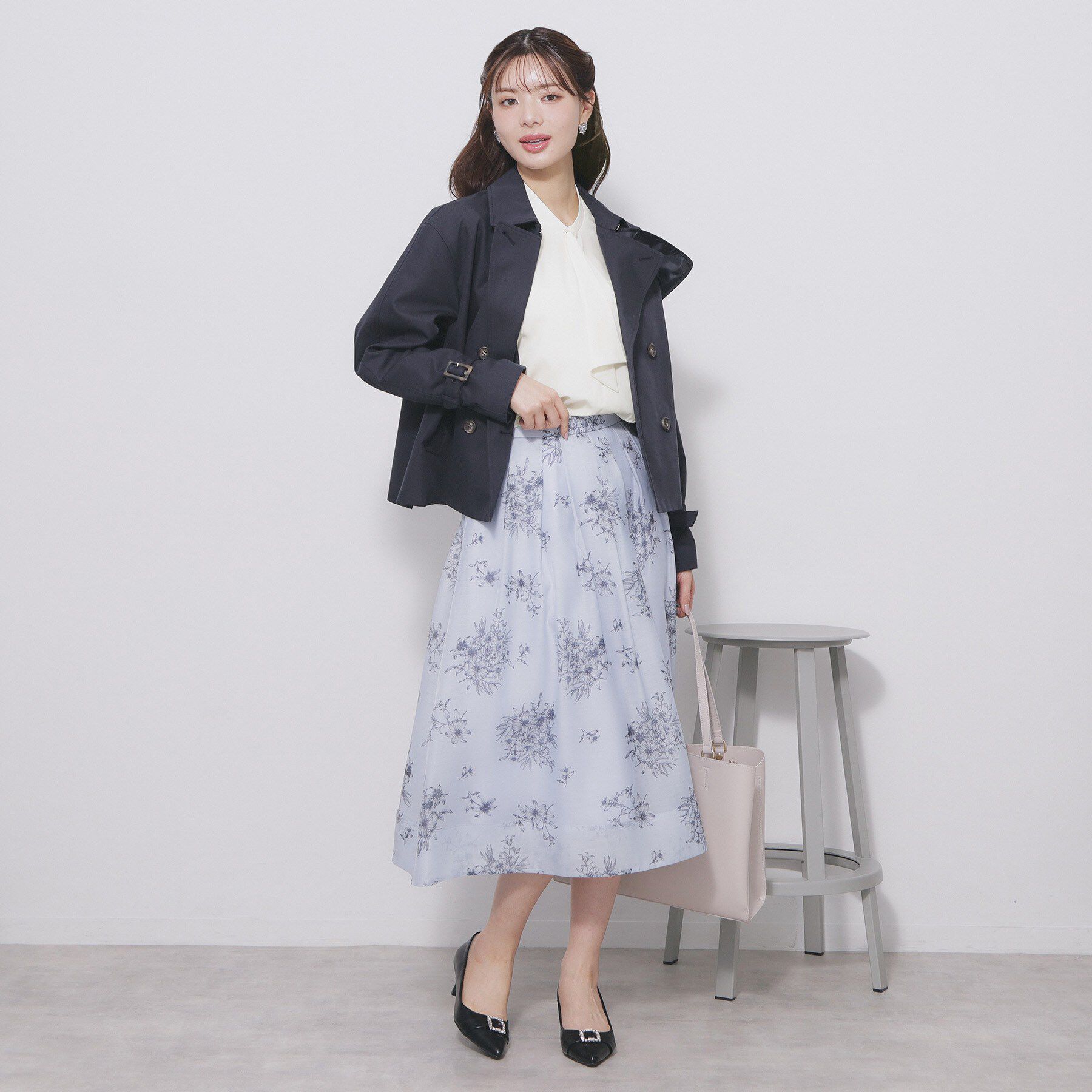 index「アシンメトリーボウタイブラウス【洗濯機OK・イージーアイロン・防シワ】」|シャツ・ブラウス|