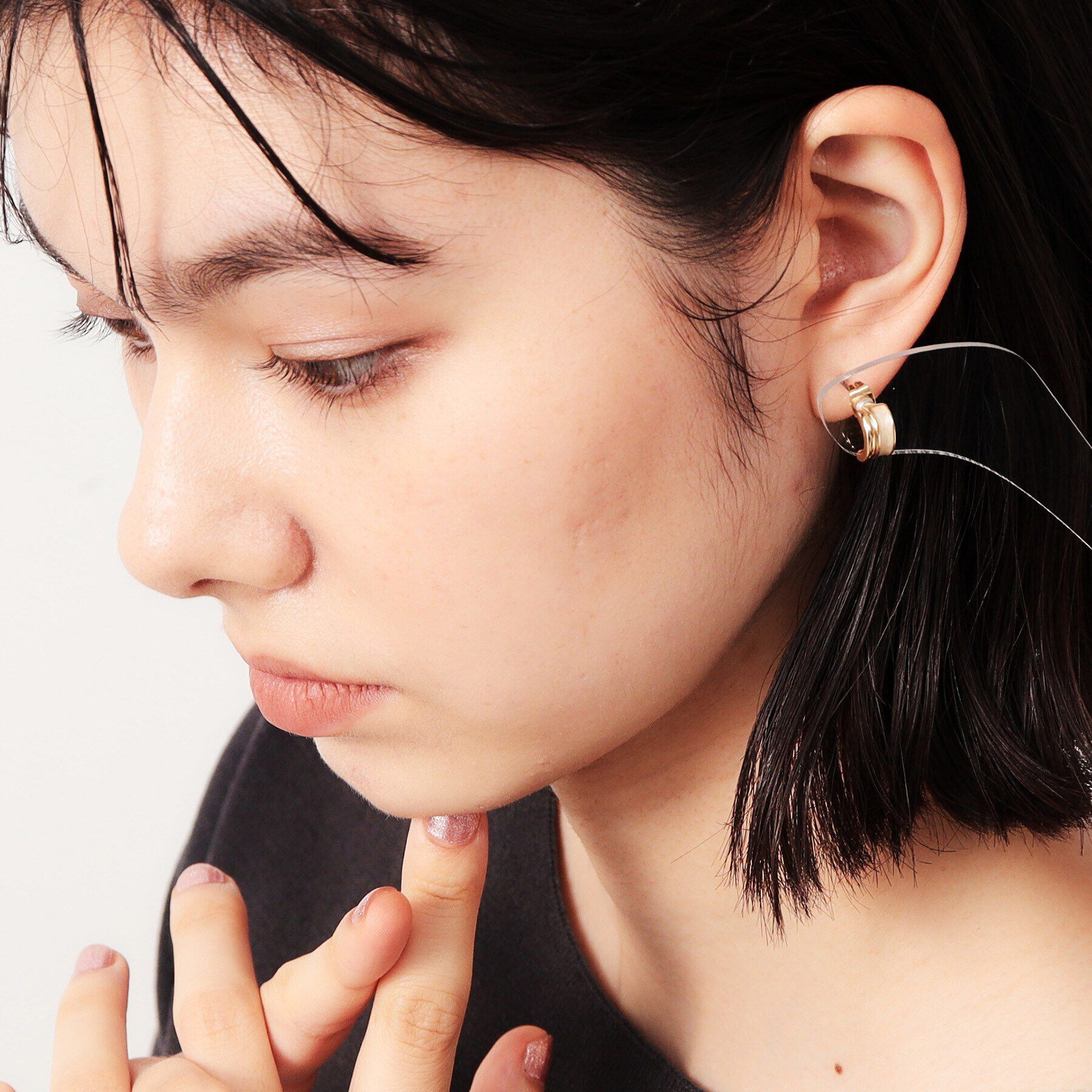 OPAQUE.CLIP「カラー&times;メタルピアス」|ピアス|