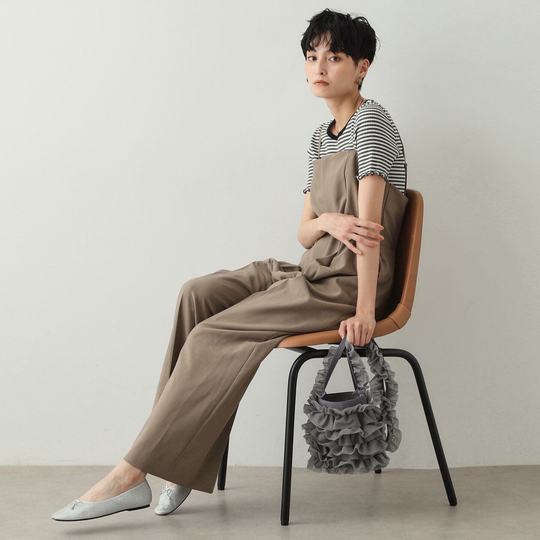 OPAQUE.CLIP「チュールフリルミニショルダーバッグ」|ショルダー・メッセンジャー|