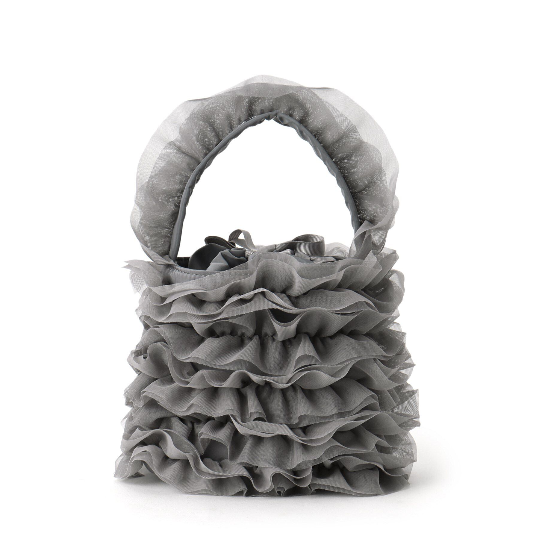 OPAQUE.CLIP「チュールフリルハンドバッグ」|ハンドバッグ|