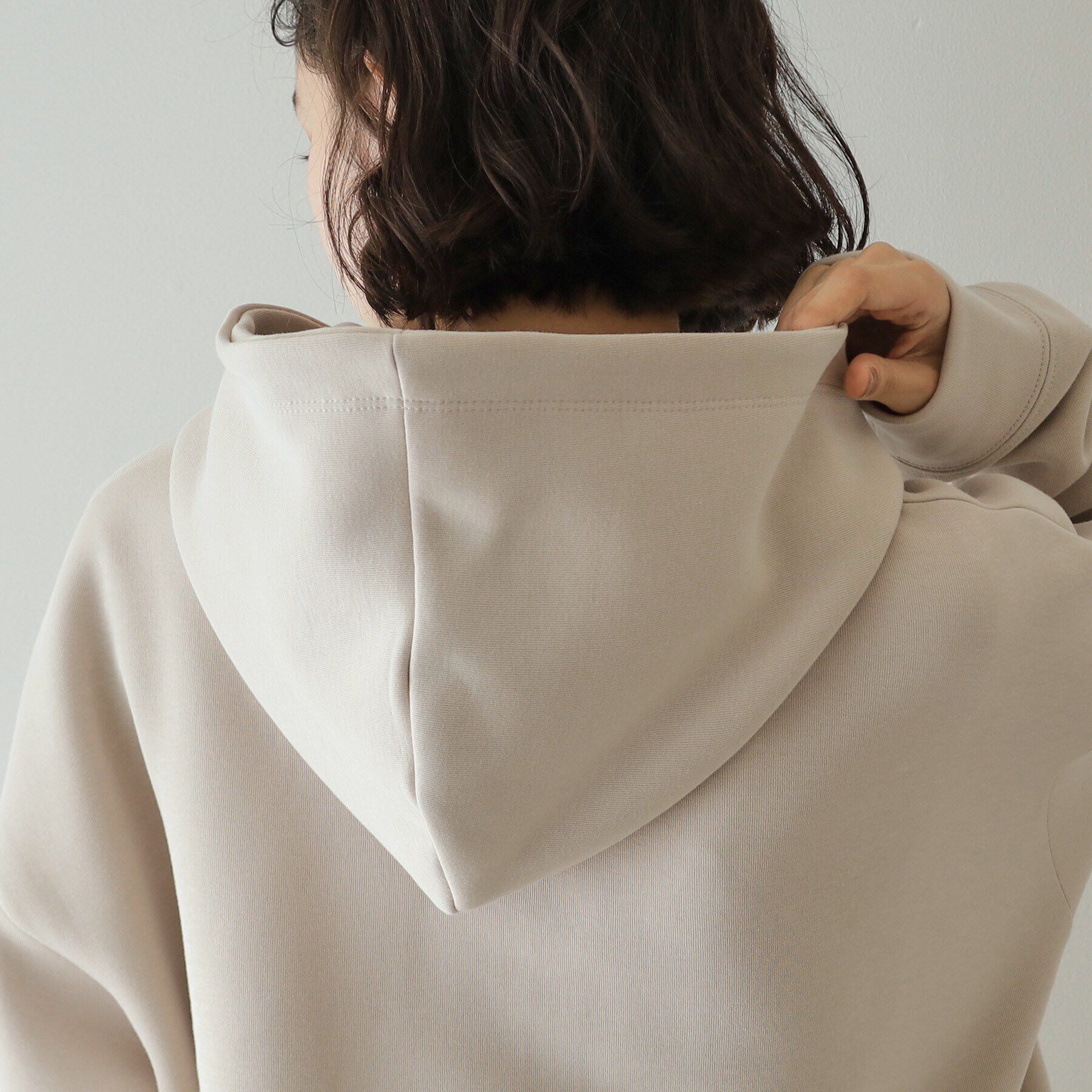 OPAQUE.CLIP「ダブルZIPパーカー【洗濯機洗い可】」|パーカー|