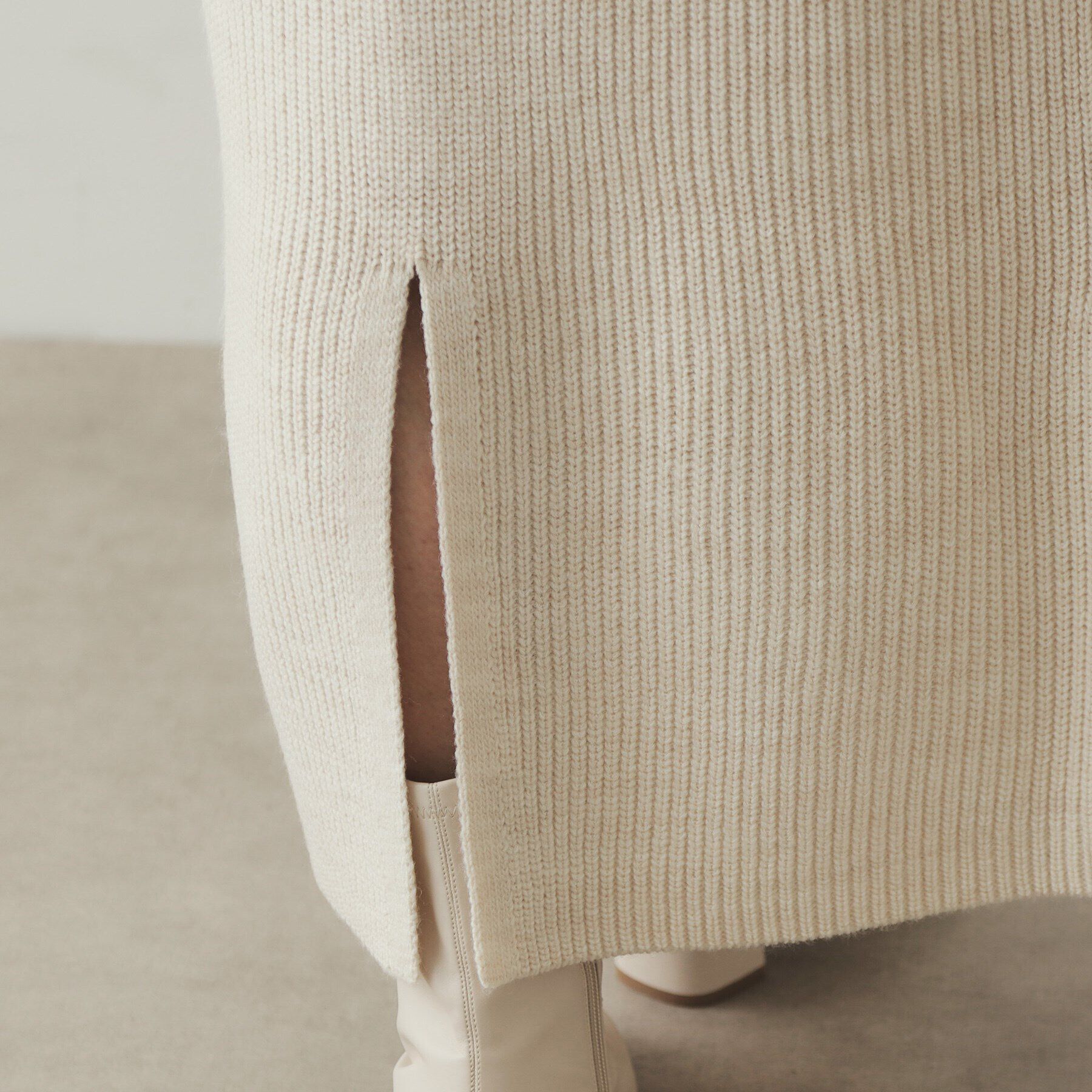 OPAQUE.CLIP「ミドルゲージナロースカート／セットアップ対応【洗濯機洗い可】」|スカート|