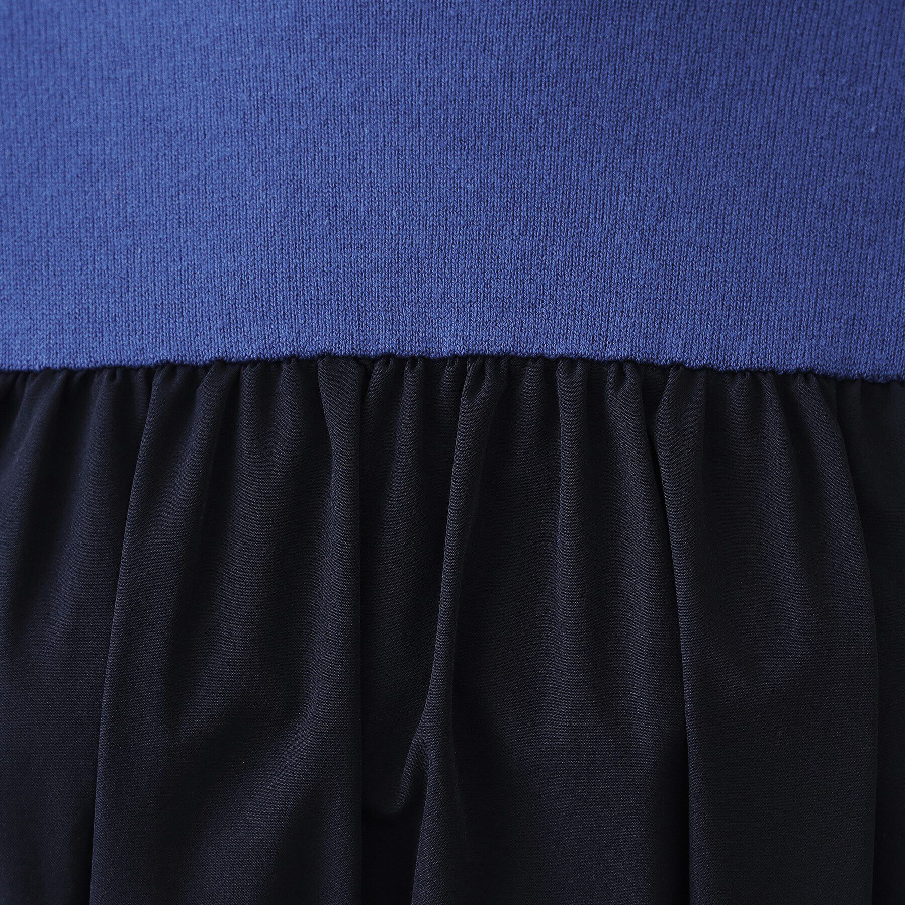 OPAQUE.CLIP「ギャザーフハクドッキングニット【洗濯機洗い可】」|ニット・セーター|