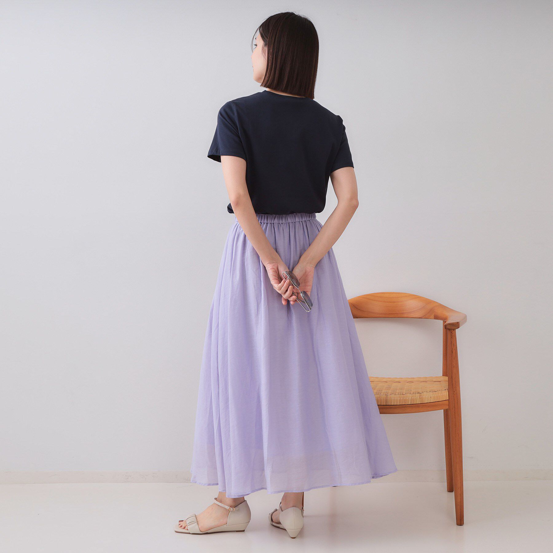 OPAQUE.CLIP「《5色展開》ベーシックTシャツ【洗濯機洗い可/UV/接触冷感】」|Tシャツ・カットソー|