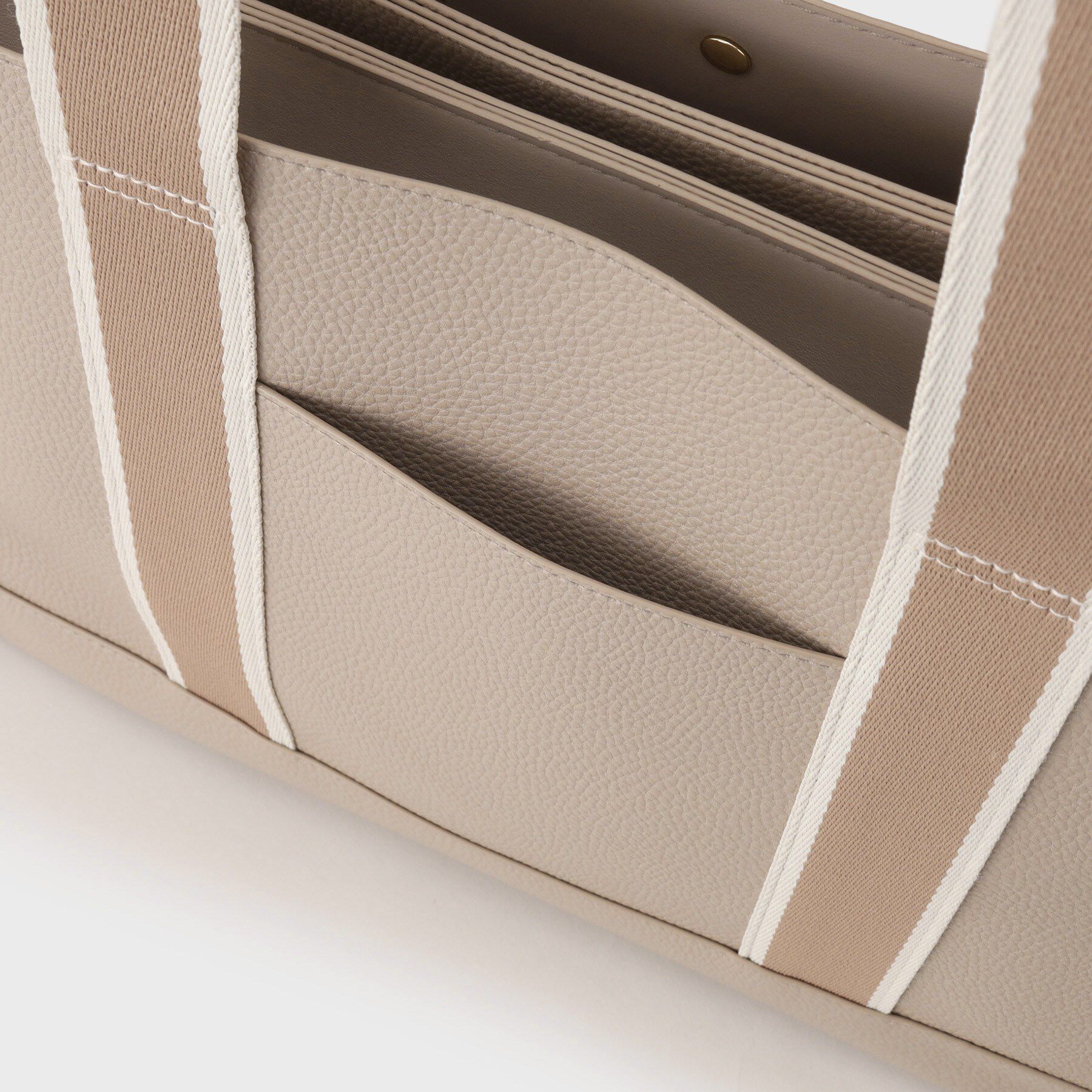 OPAQUE.CLIP「【3層仕様/A4サイズ対応】ラインテープスクエアトートバッグ」|トートバッグ|