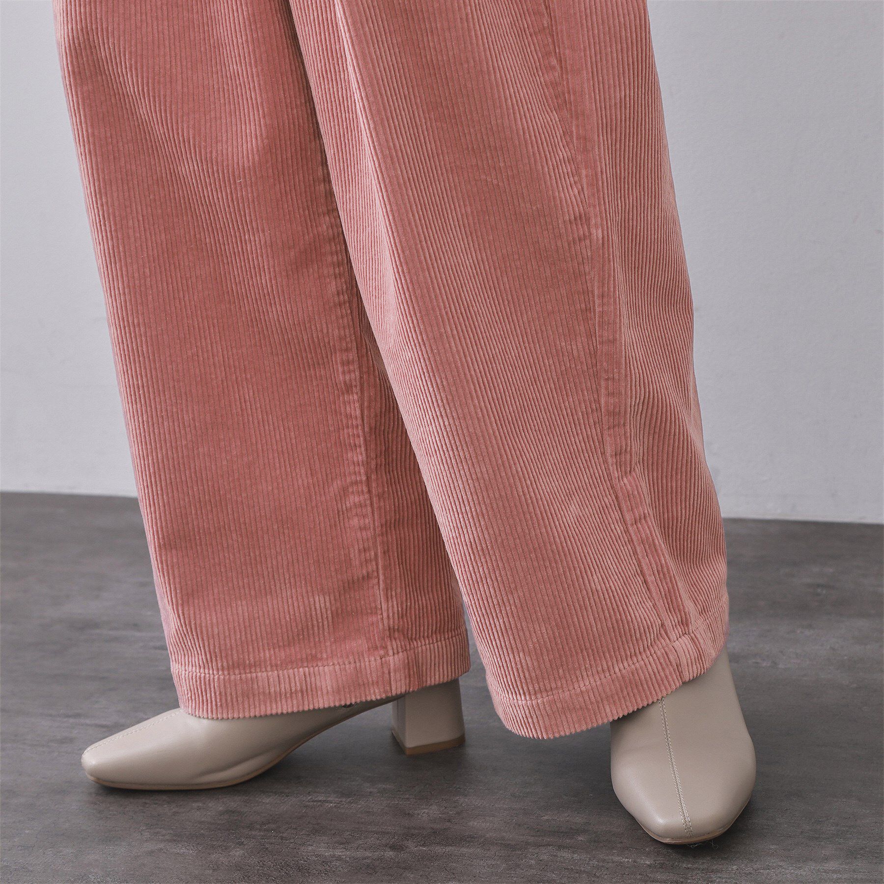 OPAQUE.CLIP「コーデュロイタックワイドパンツ【洗濯機OK】」|その他|