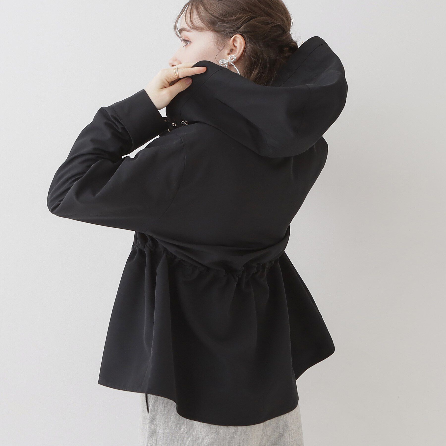 Couture broach「【愛されマンパ】ハートキルトライナー付マウンテンパーカ」|ブルゾン・スタジャン|