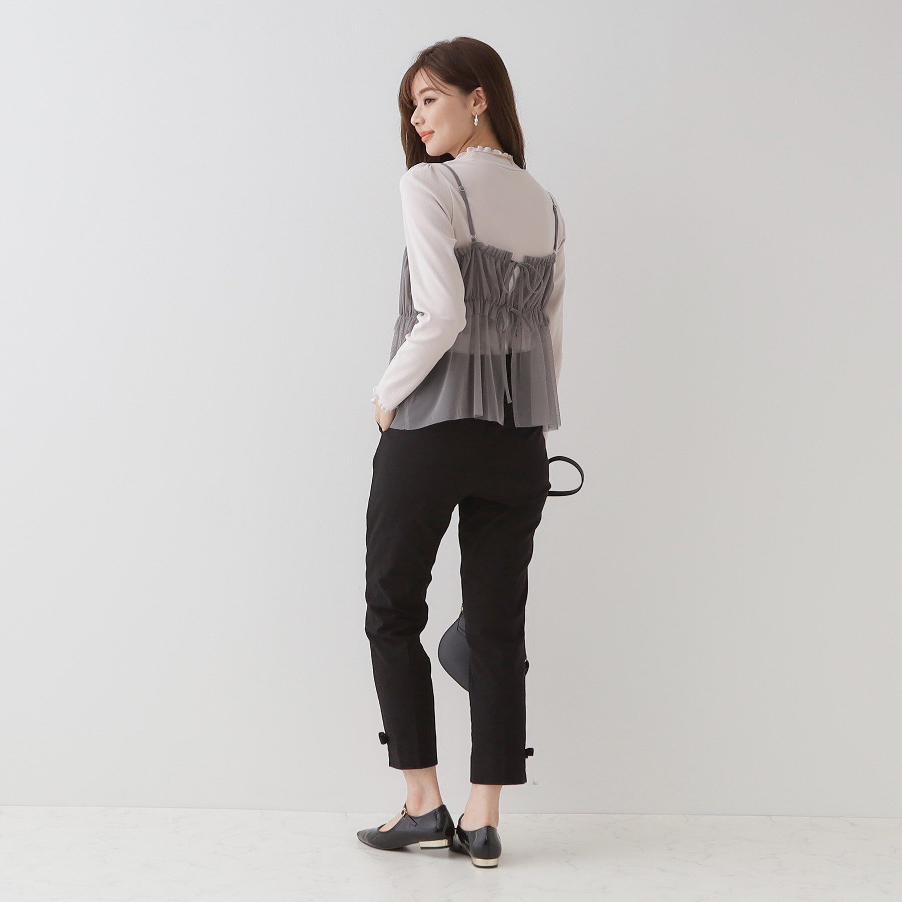 Couture broach「前後2WAYリボンチュールキャミ＆テレコトップス」|その他|