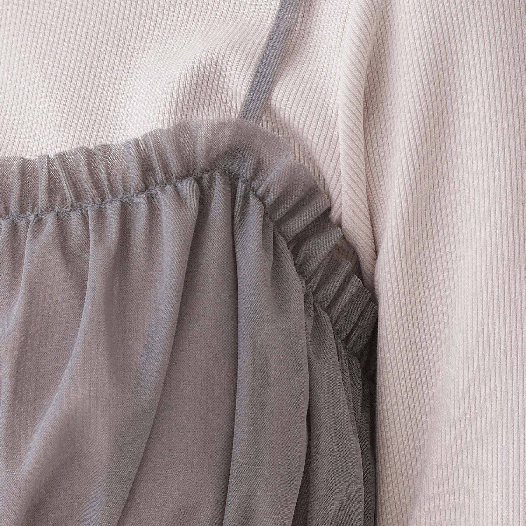 Couture broach「前後2WAYリボンチュールキャミ＆テレコトップス」|その他|