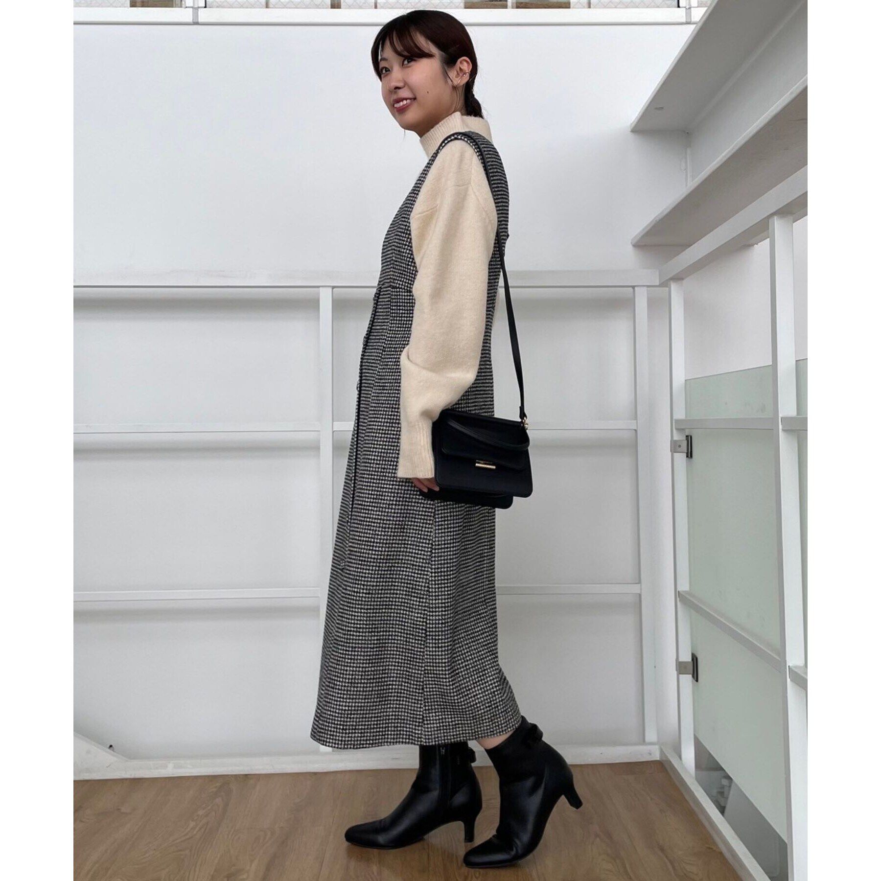 Couture broach「【柔らかな肌ざわり・上質ニット】ヤクライクハイネックニット」|ニット・セーター|