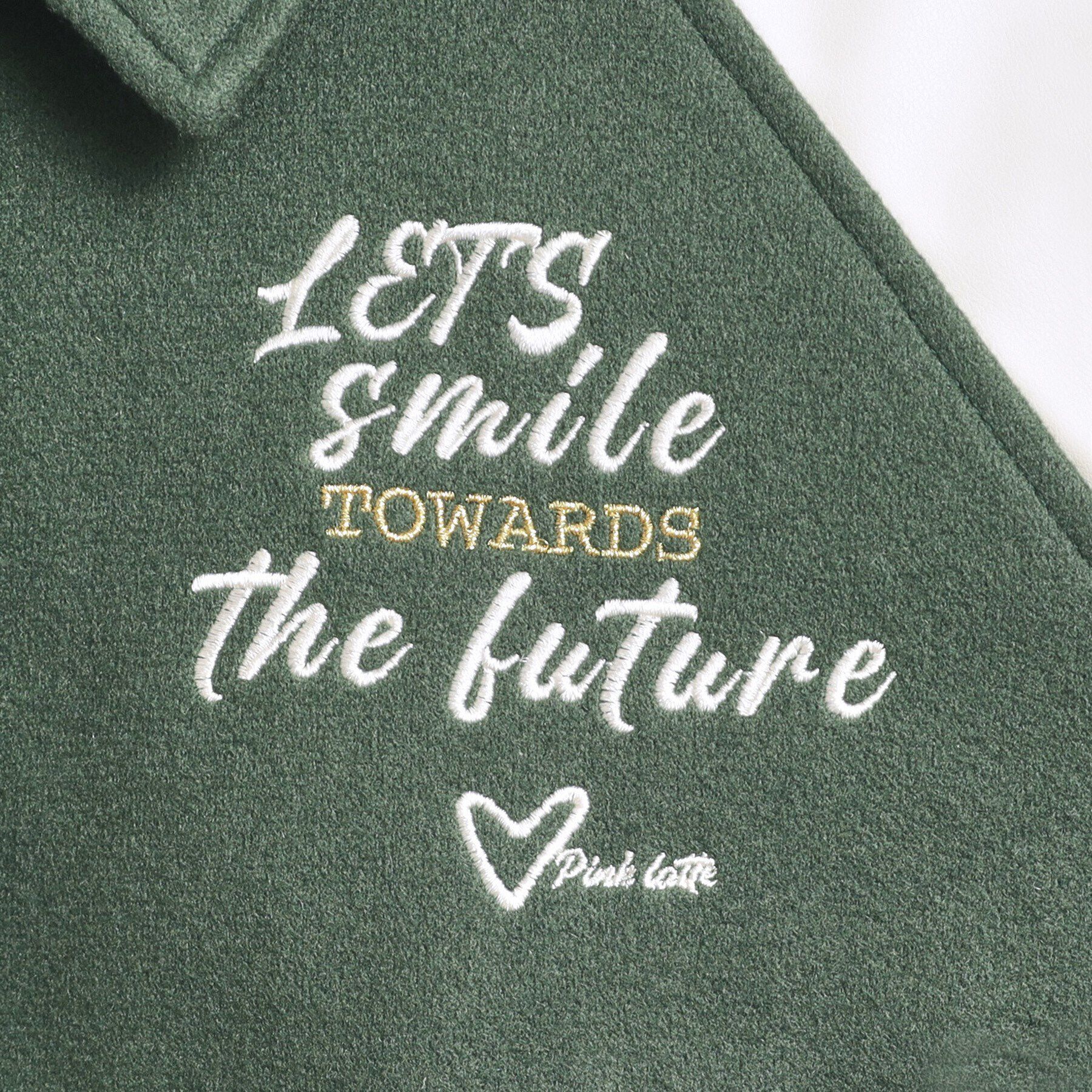 PINK-latte「短丈！スタジャン」|ブルゾン・スタジャン|