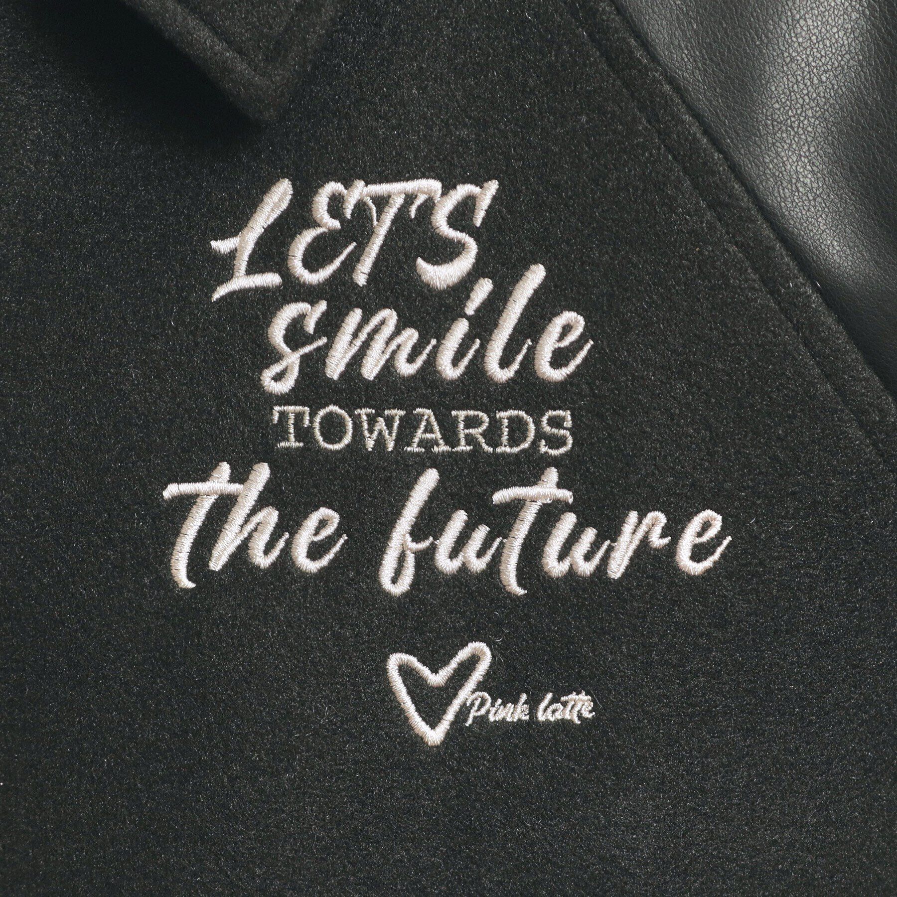 PINK-latte「短丈！スタジャン」|ブルゾン・スタジャン|