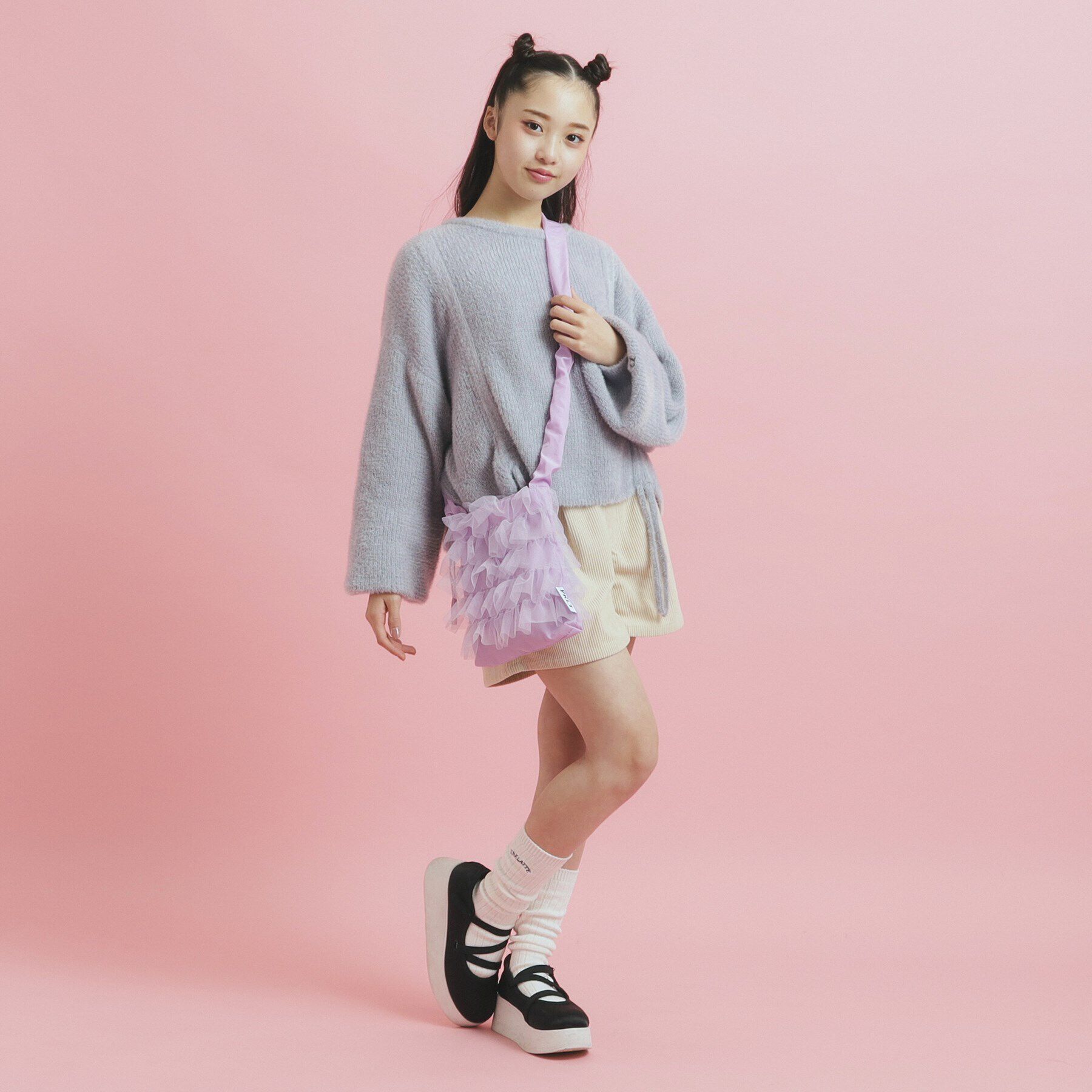 PINK-latte「チュールショルダー」|ショルダー・メッセンジャー|