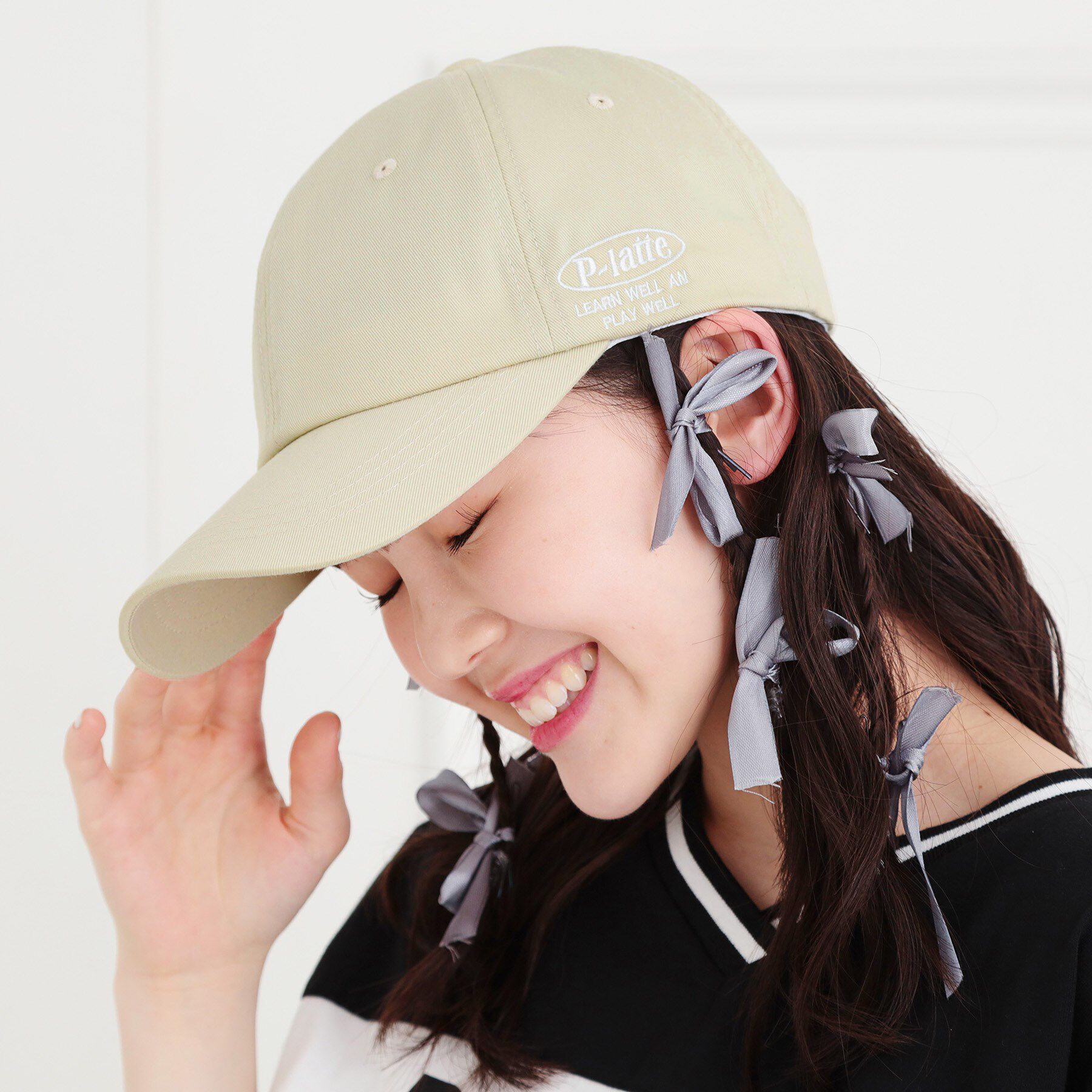 PINK-latte「ツイルキャップ」|キャップ・キャスケット|