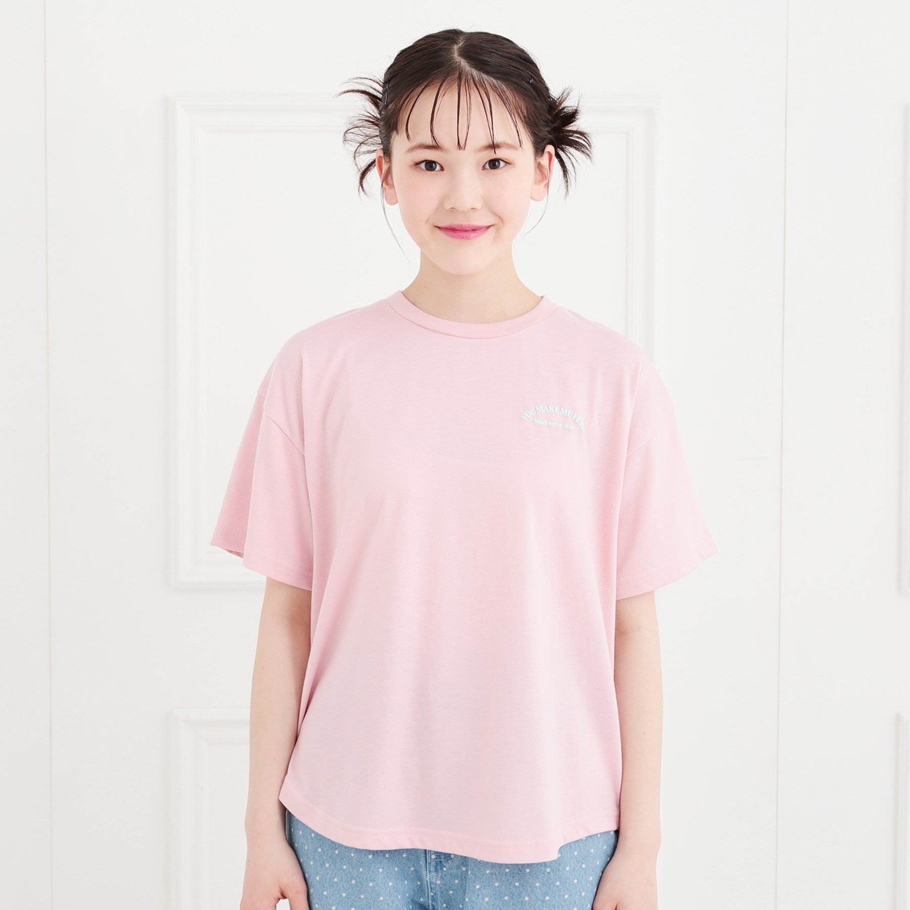 PINK-latte「くまちゃんTシャツ」|Tシャツ・カットソー|