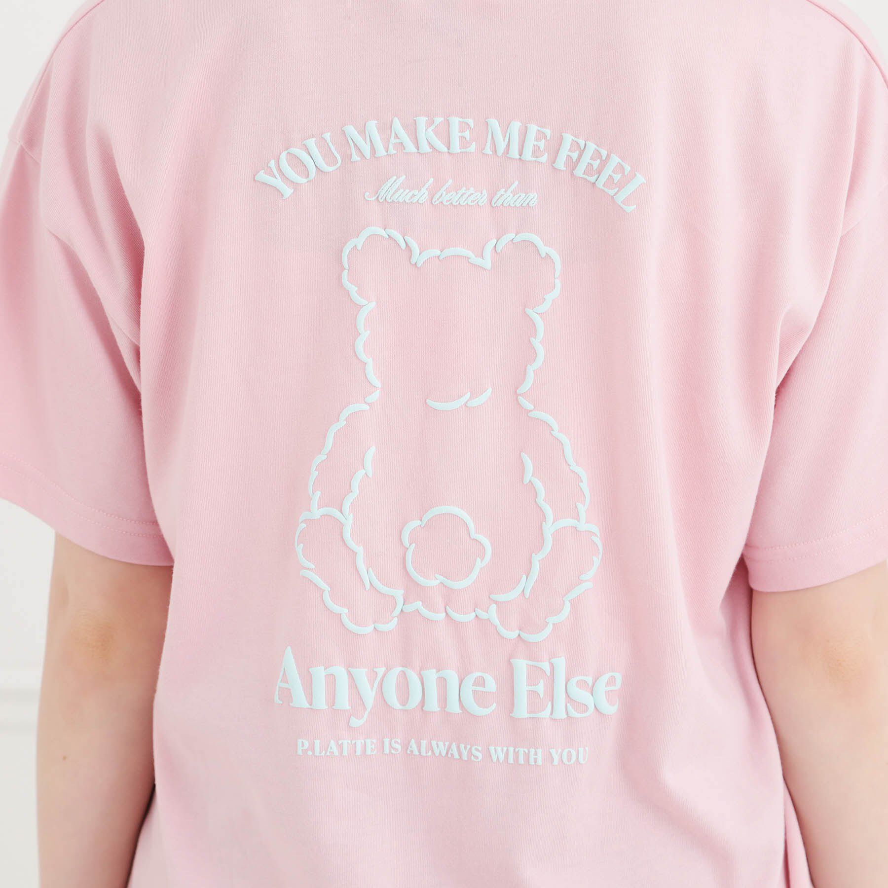 PINK-latte「くまちゃんTシャツ」|Tシャツ・カットソー|