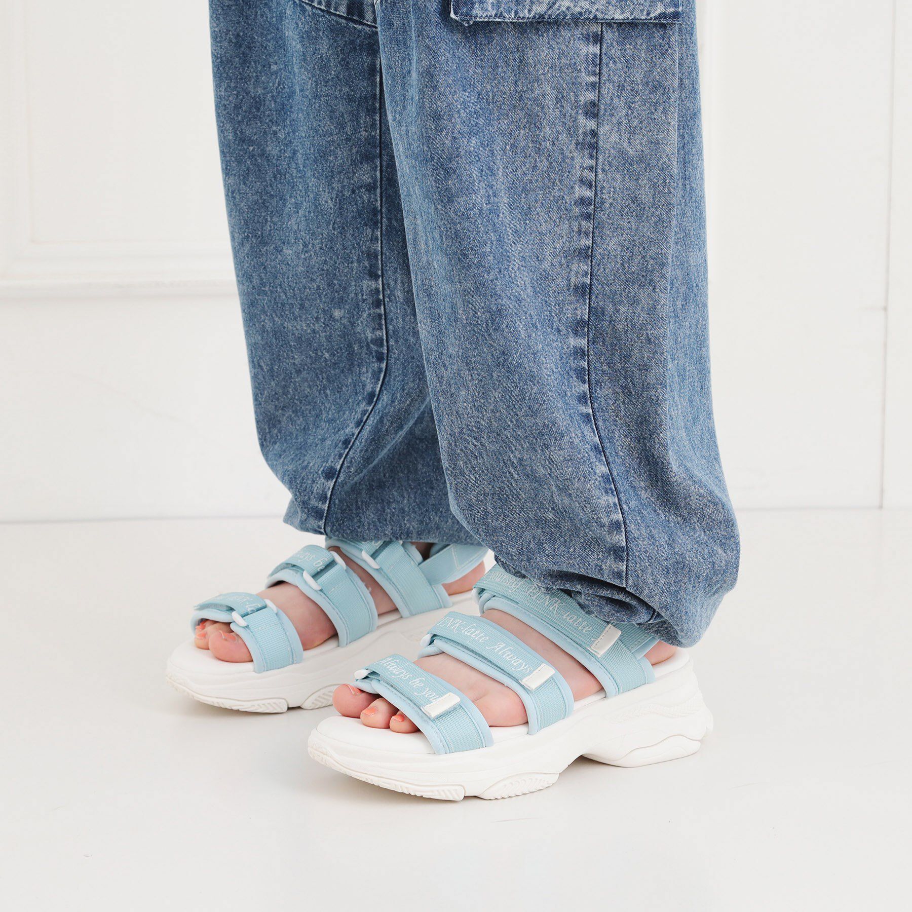 PINK-latte「デニムバレルカーゴパンツ」|その他|